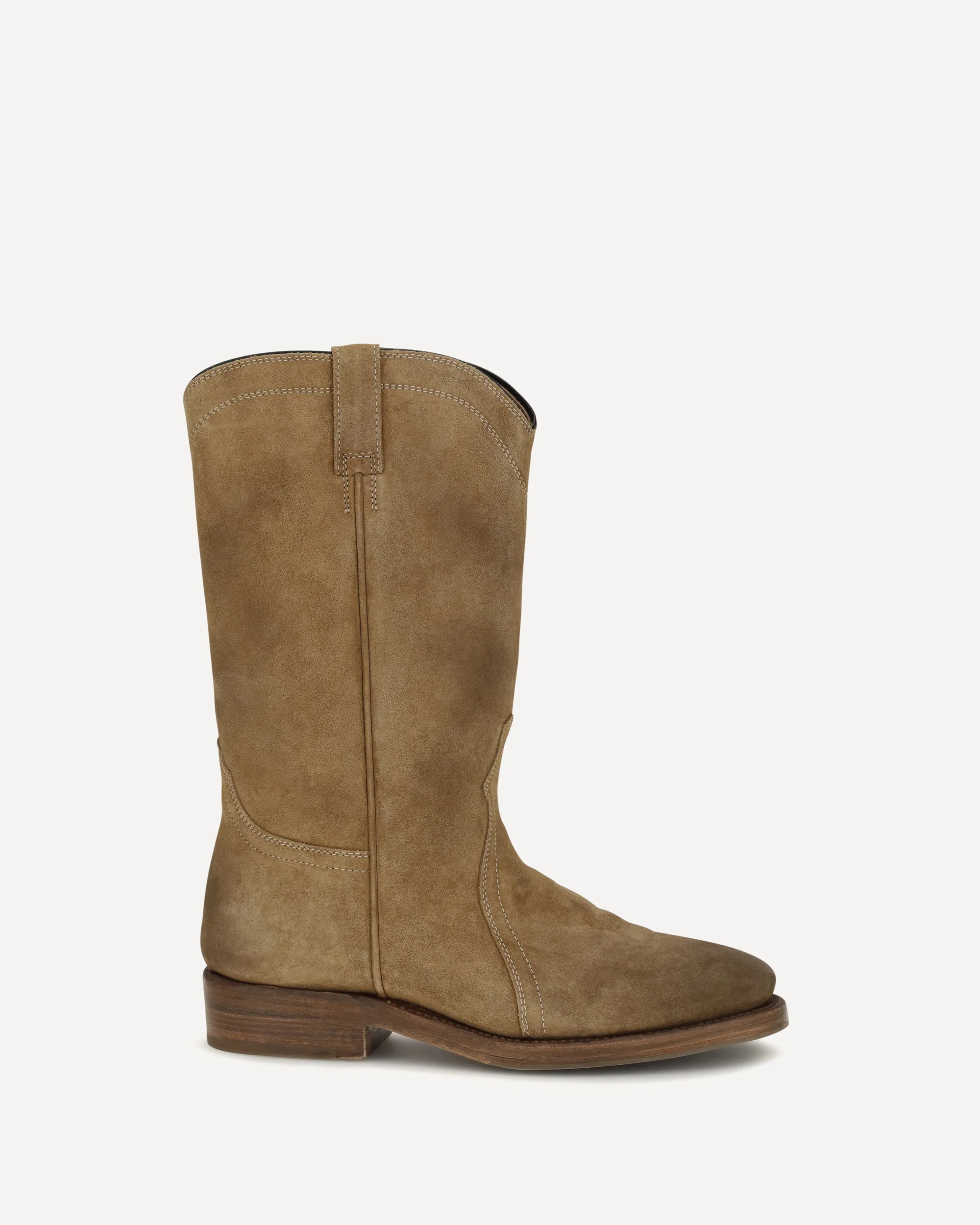 Bruce suede Ankle Boots - BEIGE | Cheap Luxury Handbags Store,