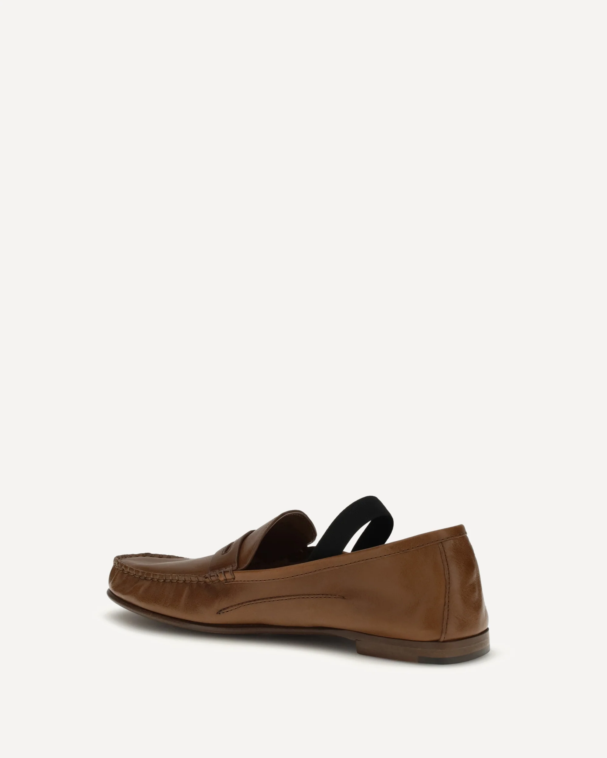 Leather Loafers - BROWN | Cheap Luxury Handbags Store,