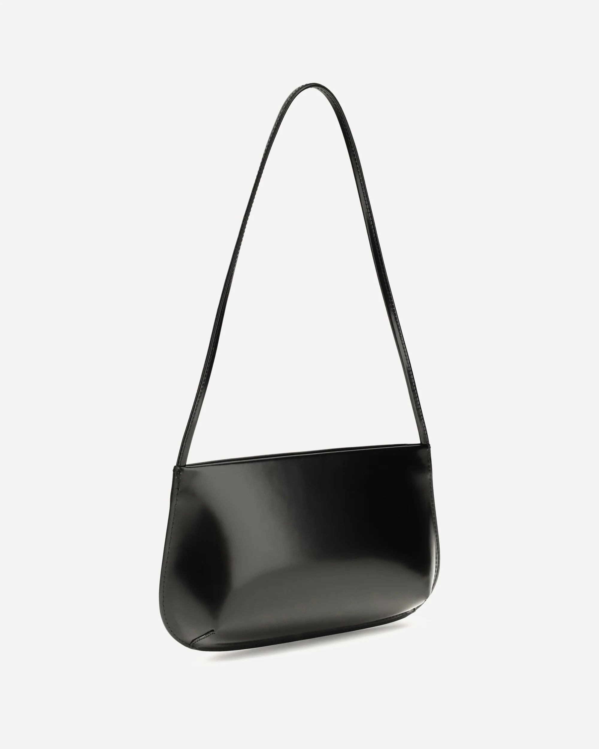 Bra brushed leather Shoulder Bag - BLACK | Cheap Luxury Handbags Store,