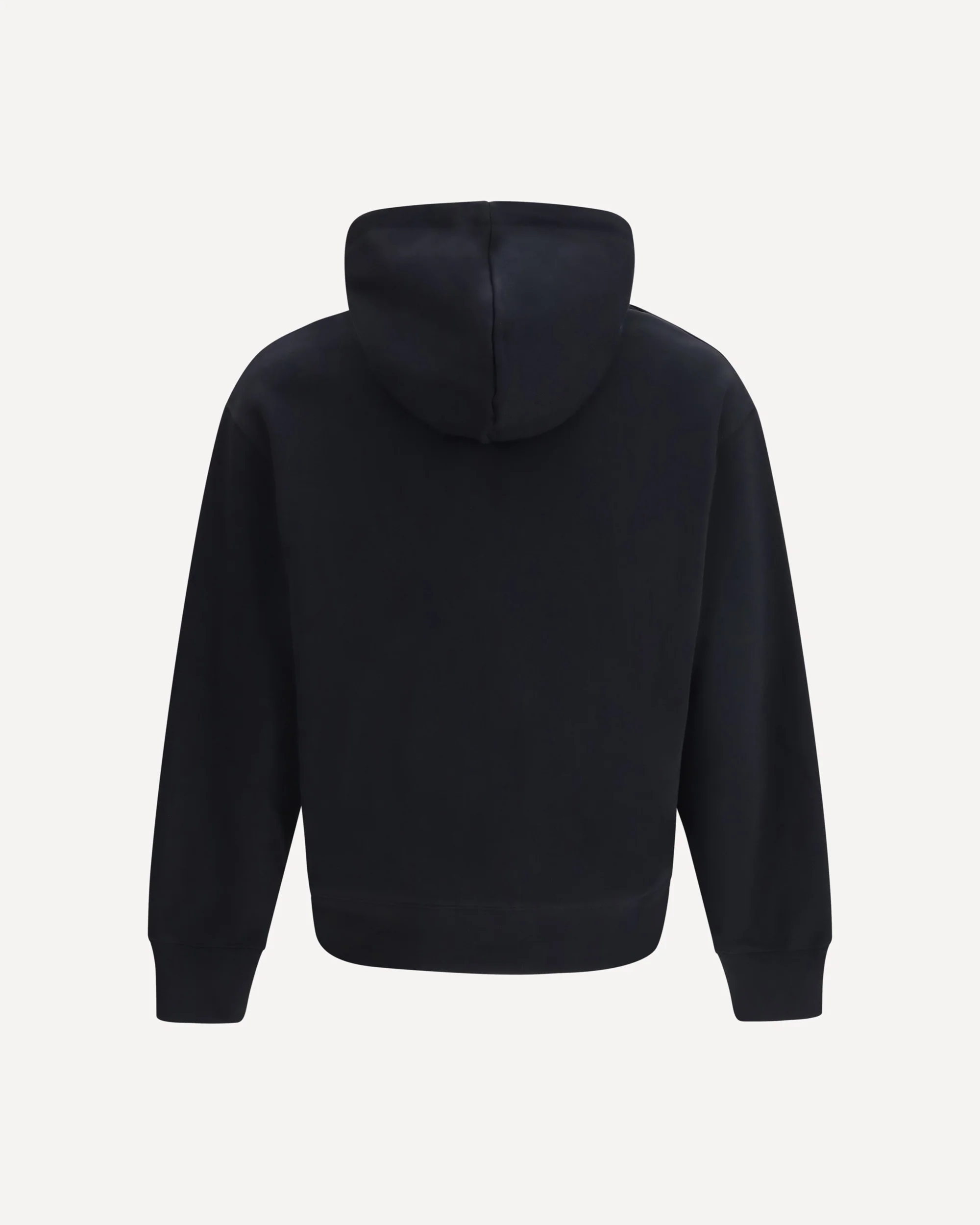 Cotton Sweatshirt with embroidered logo - BLACK | Cheap Luxury Handbags Store,