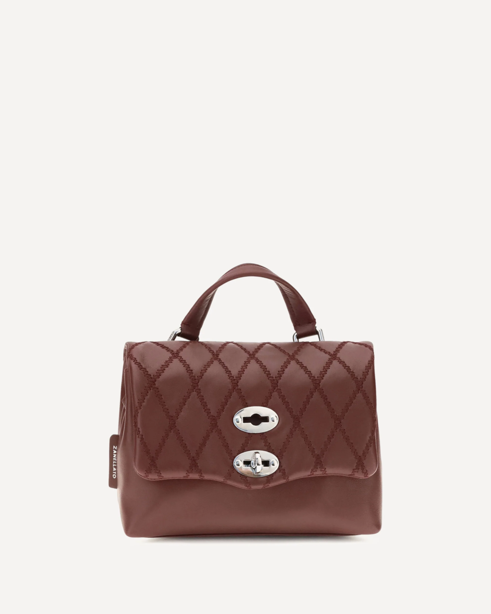 Mini Postina Tramè leather Top Handle Bag - RED | Cheap Luxury Handbags Store,