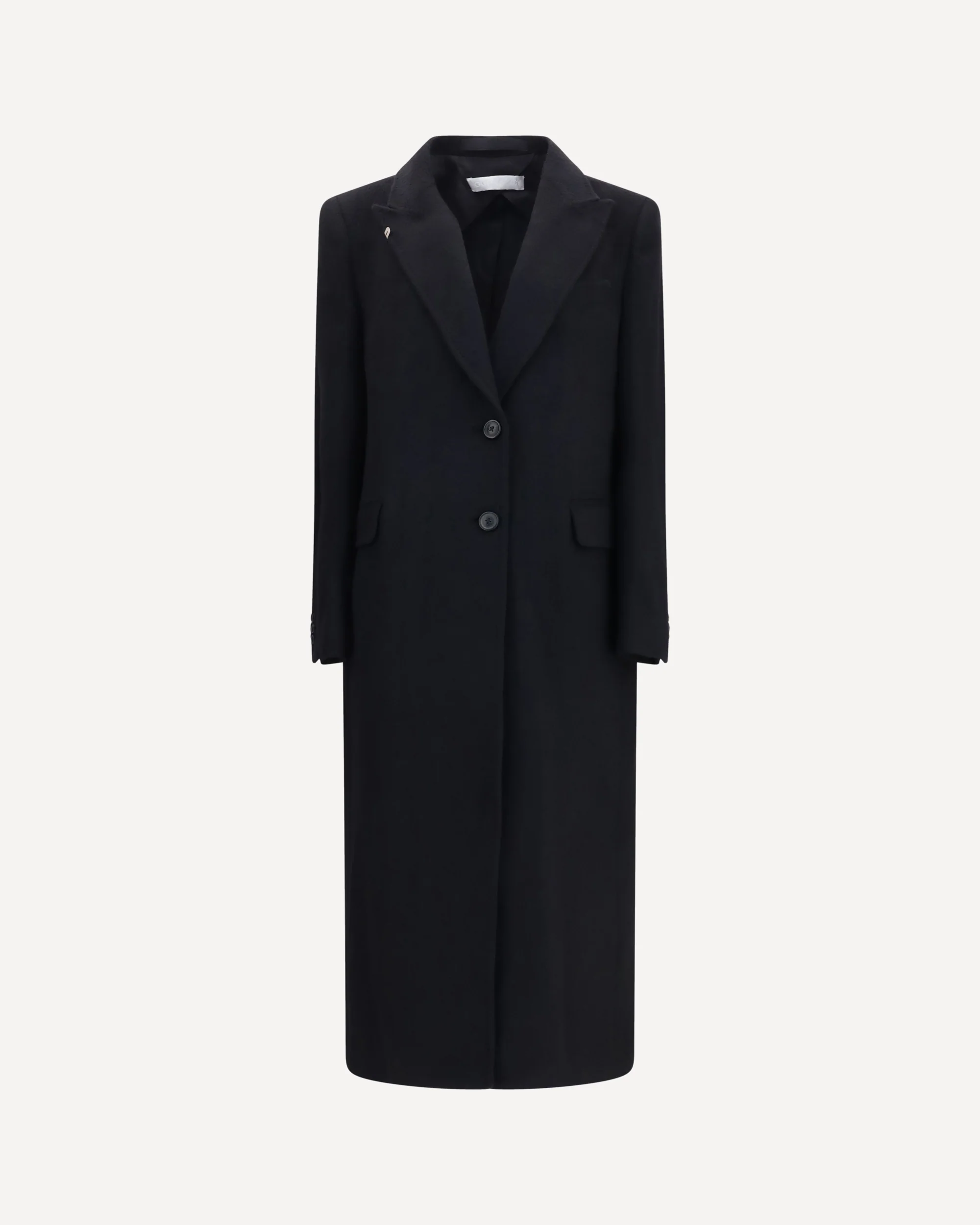 Manta coat in mohair and wool blend - BLACK | Cheap Luxury Handbags Store,