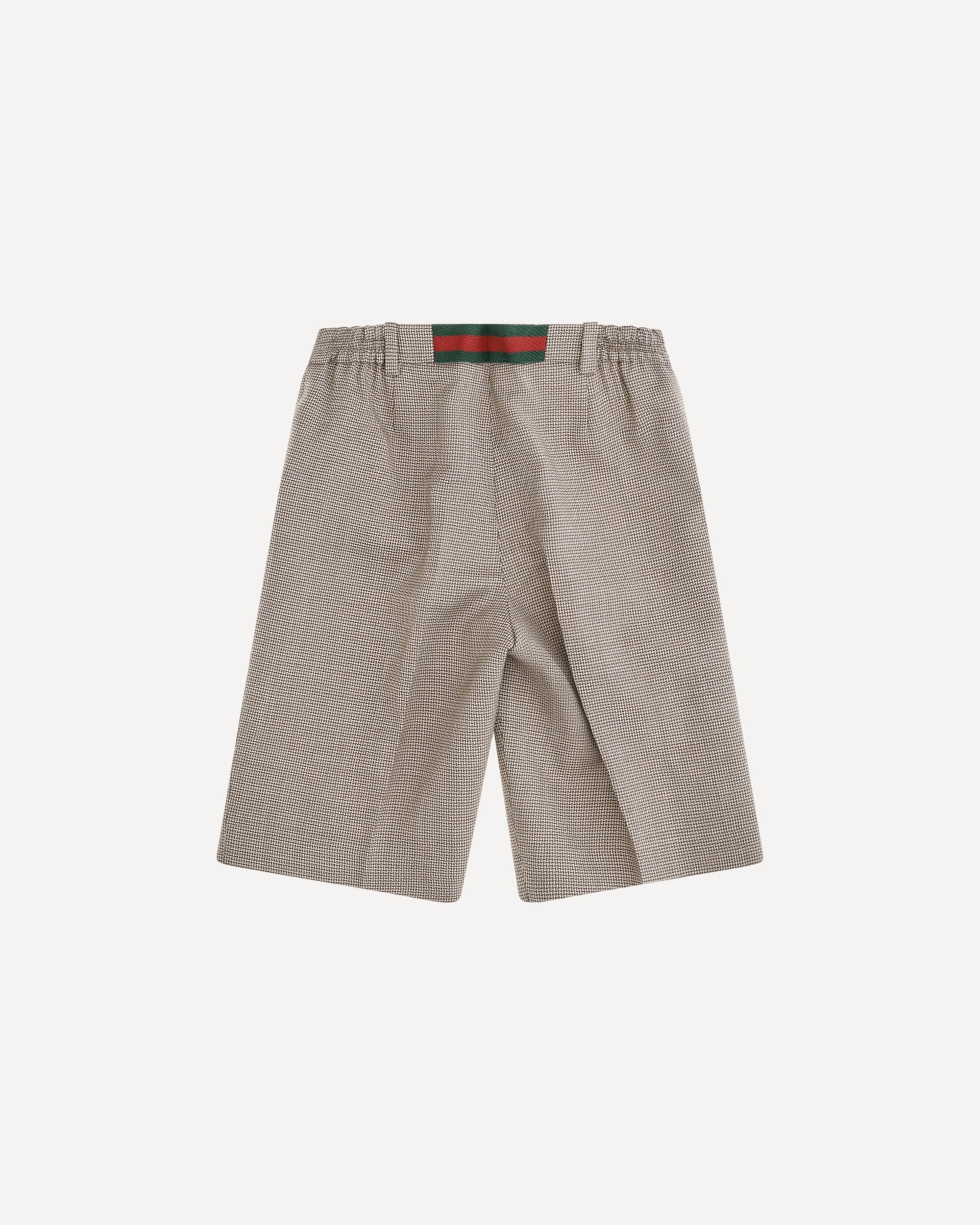 Wool Bermuda Shorts for Boy - BEIGE | Cheap Luxury Handbags Store,
