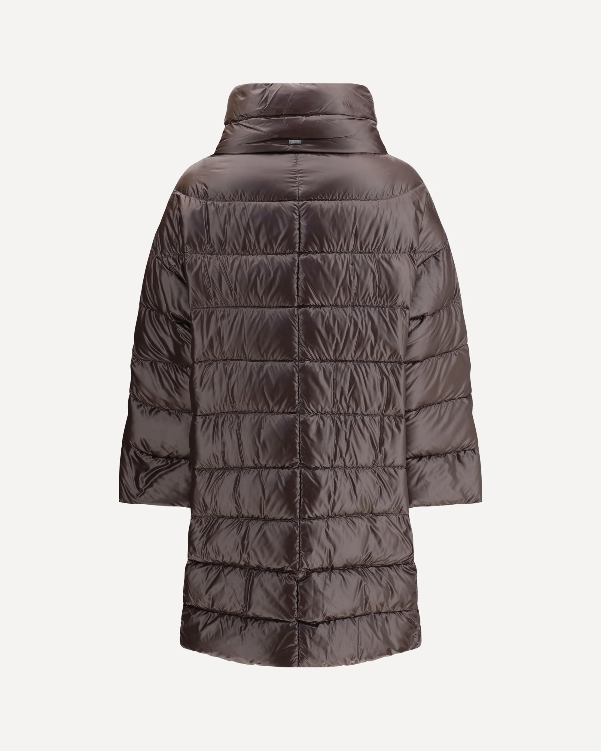 Midi Down Jacket - BROWN | Cheap Luxury Handbags Store,