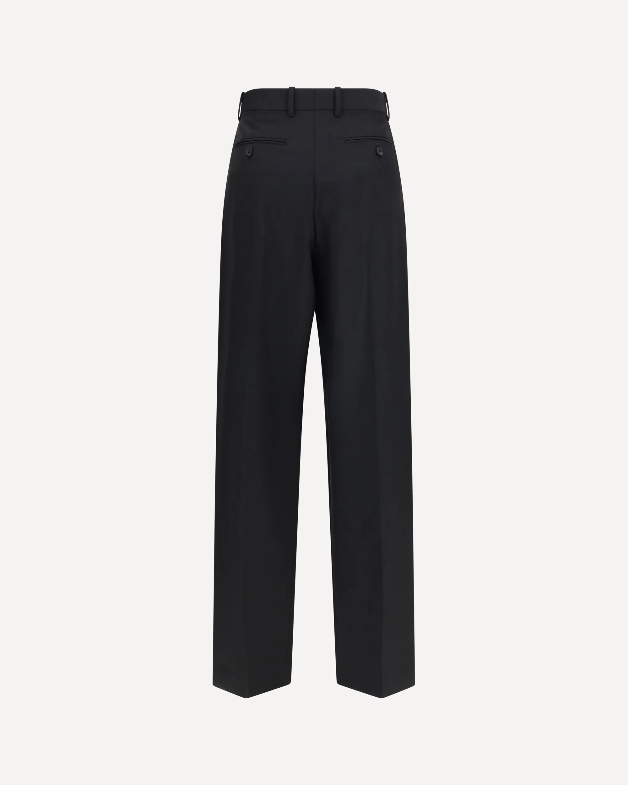 Double-pleat Pants in wool and mohair - BLACK | Cheap Luxury Handbags Store,