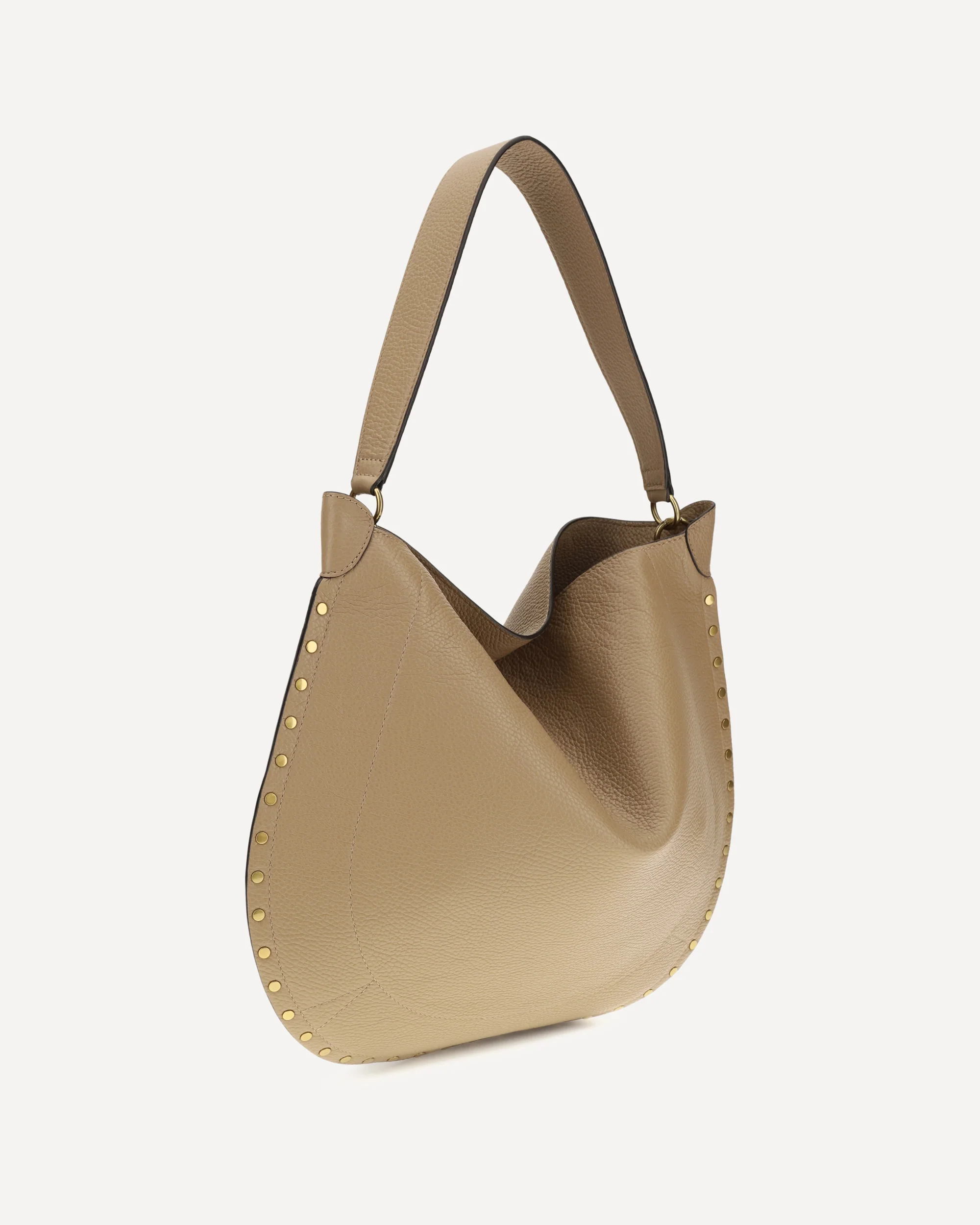 Oskan Hobo Shoulder Bag - BEIGE | Cheap Luxury Handbags Store,