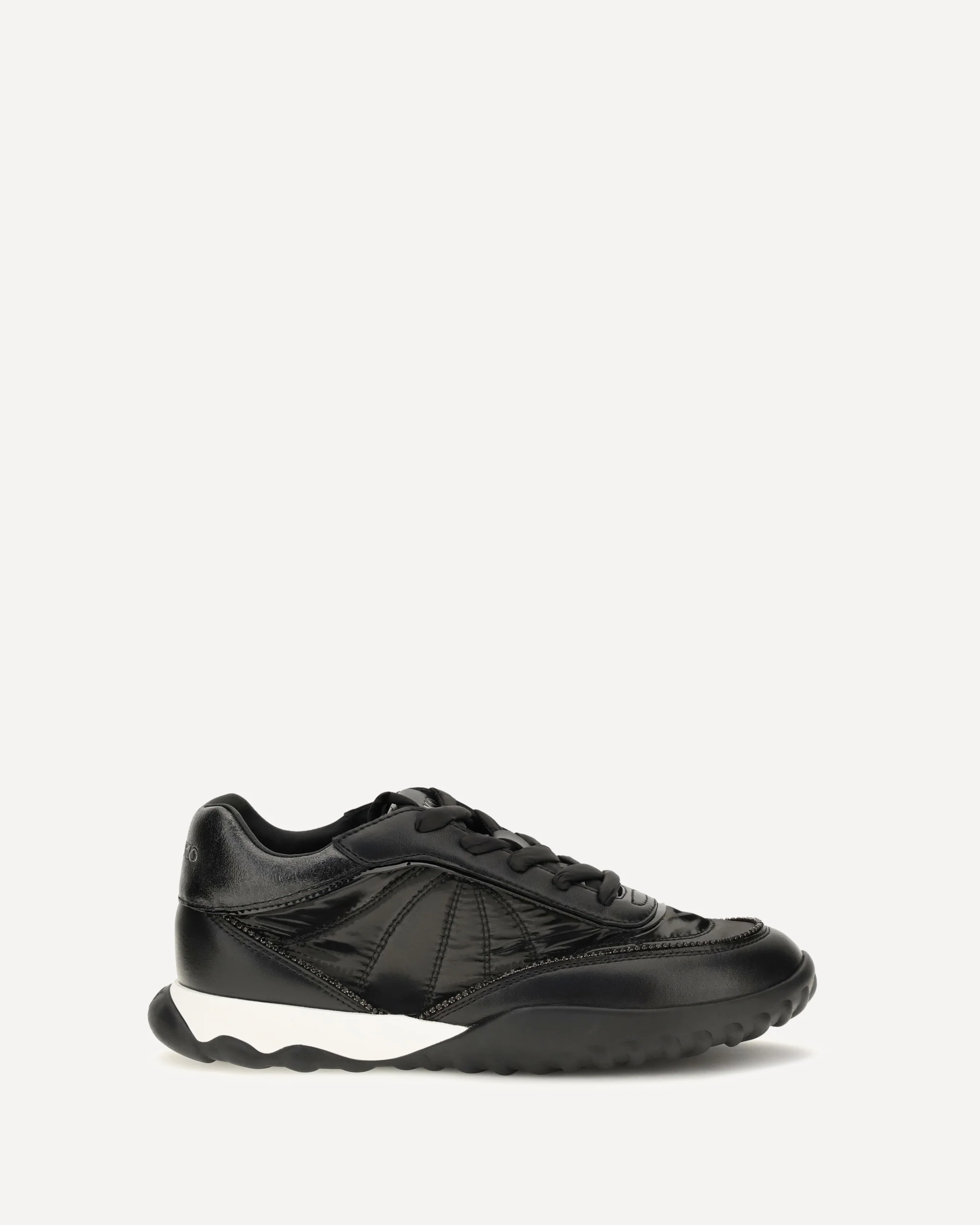 Gea leather Sneakers - BLACK | Cheap Luxury Handbags Store,