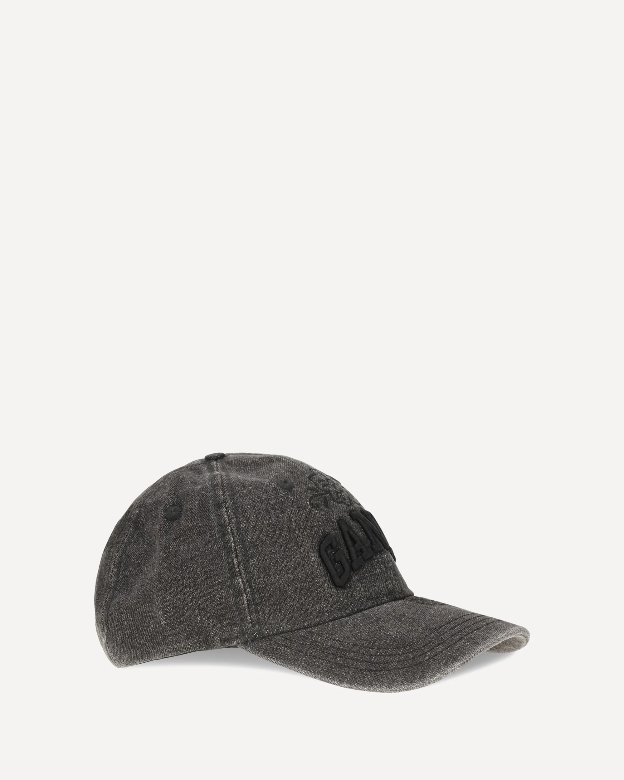 Baseball Cap in embroidered denim - GREY | Cheap Luxury Handbags Store,