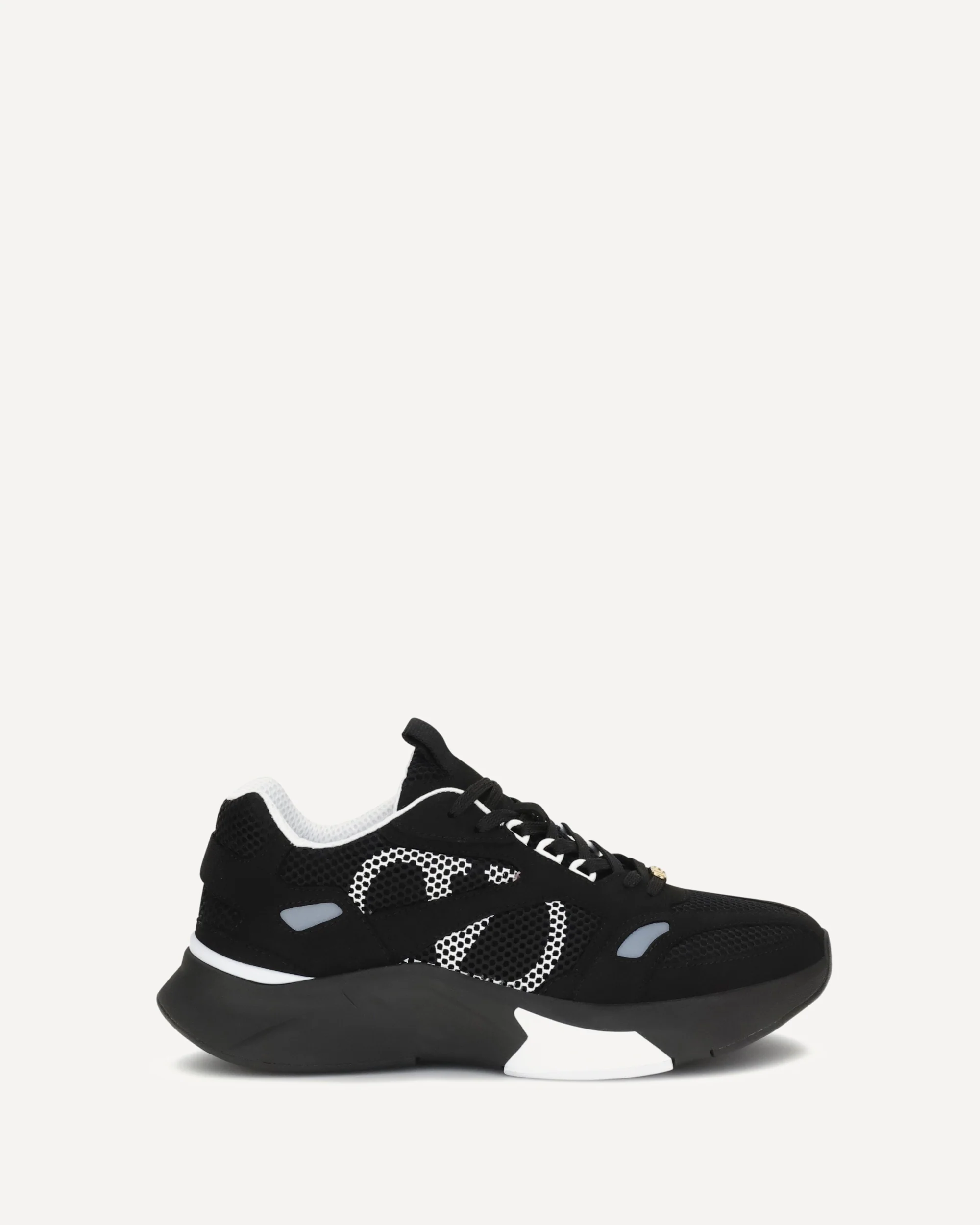 Demivee mesh and suede Sneakers - BLACK | Cheap Luxury Handbags Store,