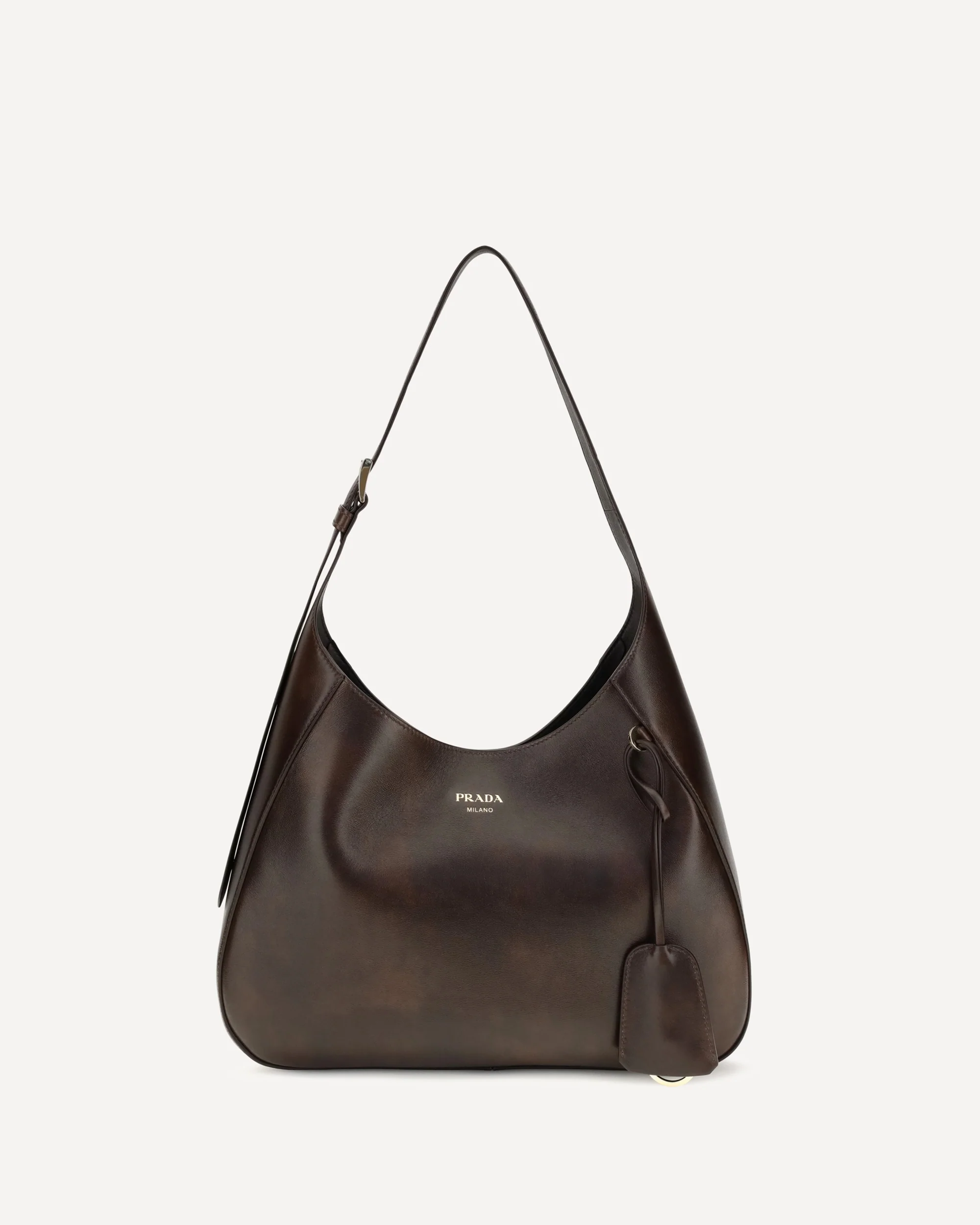 Boogie medium leather Shoulder Bag - BROWN | Cheap Luxury Handbags Store,