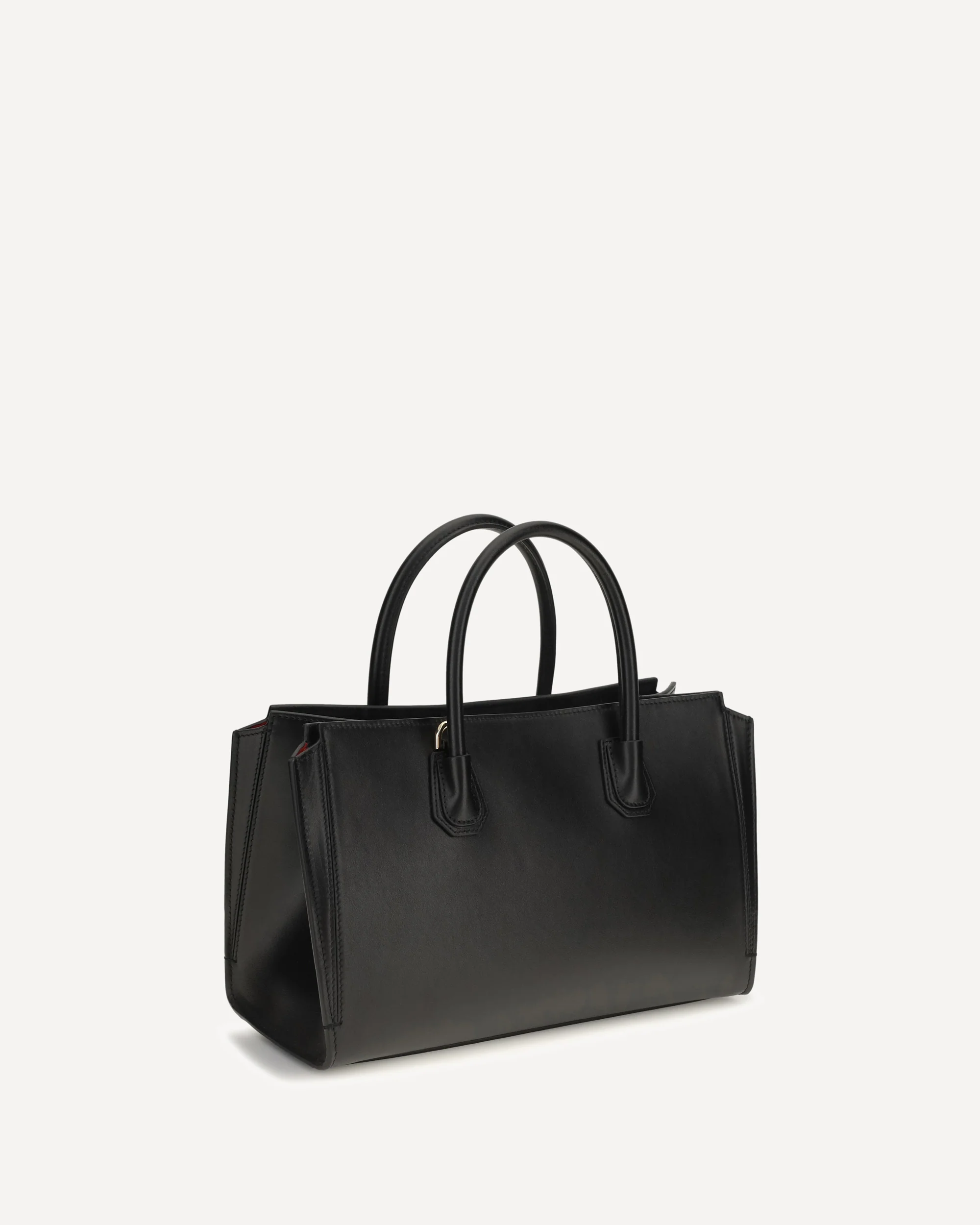 Small Antigona Catchall glossy grained leather Handbag - BLACK | Cheap Luxury Handbags Store,