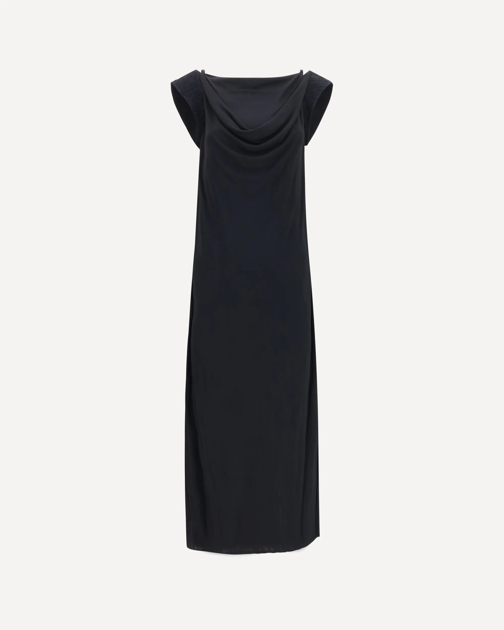 Viscose crêpe jersey Dress - BLACK | Cheap Luxury Handbags Store,