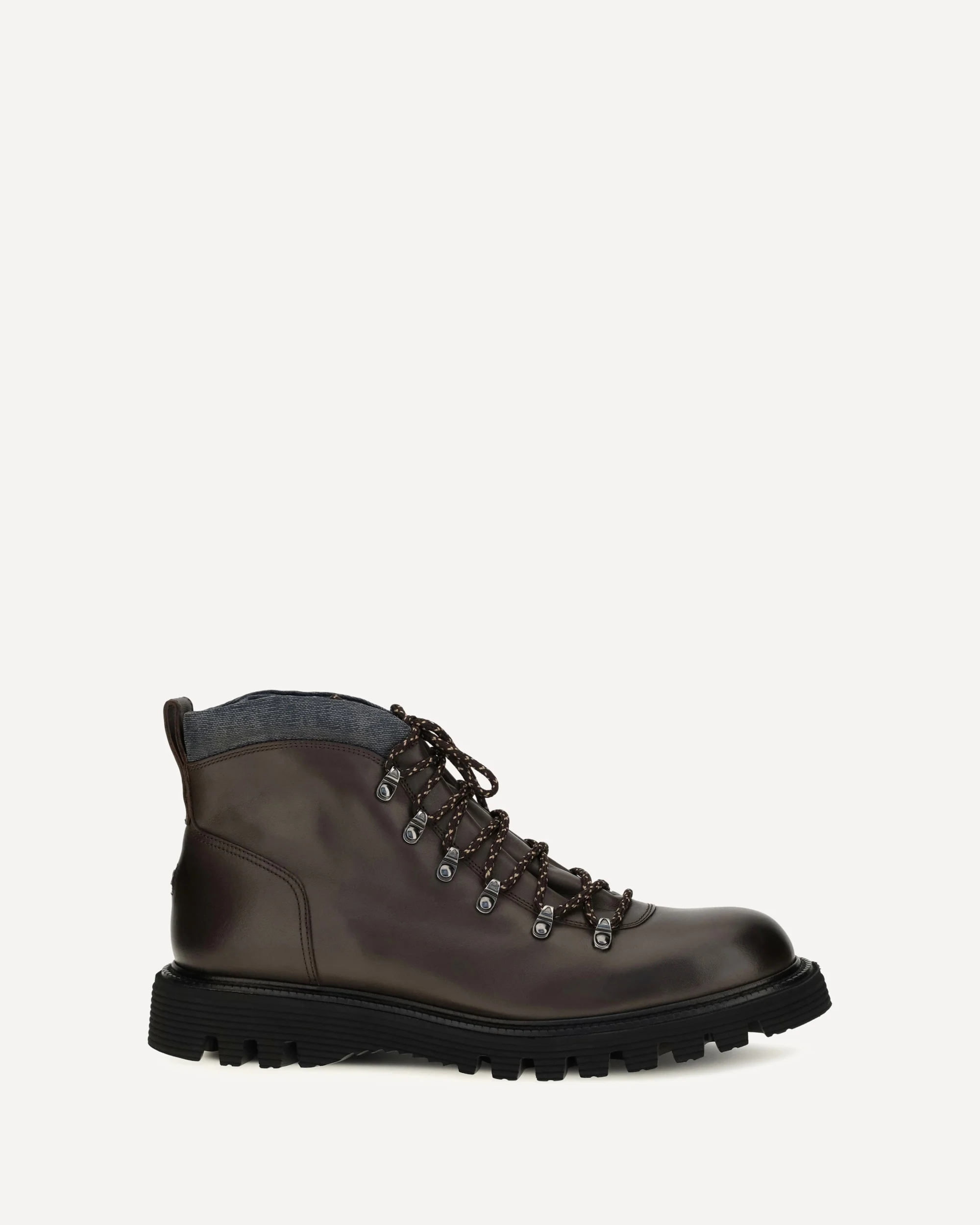 Leather lace-up Boots - BROWN | Cheap Luxury Handbags Store,