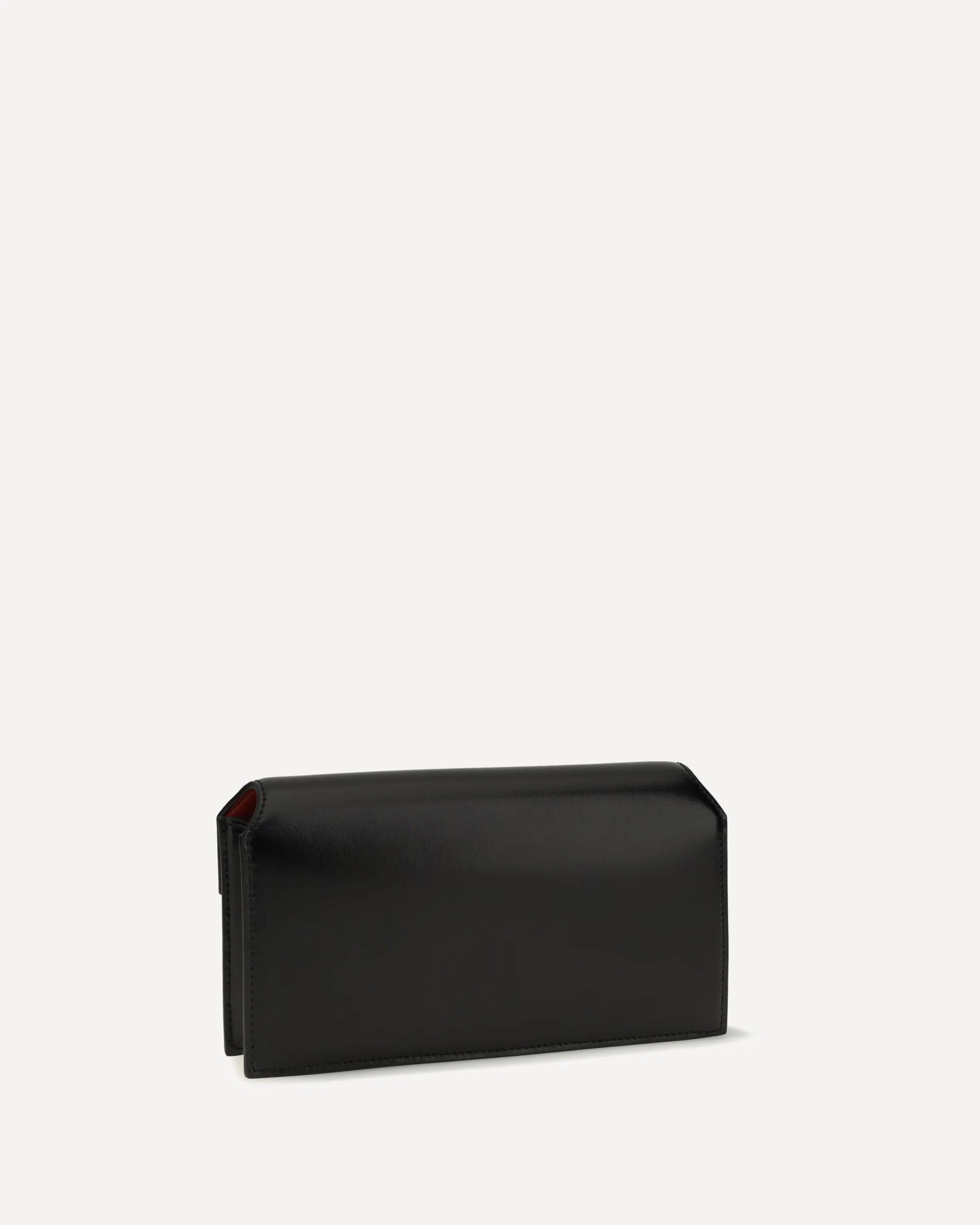 Antigona Box leather pouch with chain - BLACK | Cheap Luxury Handbags Store,