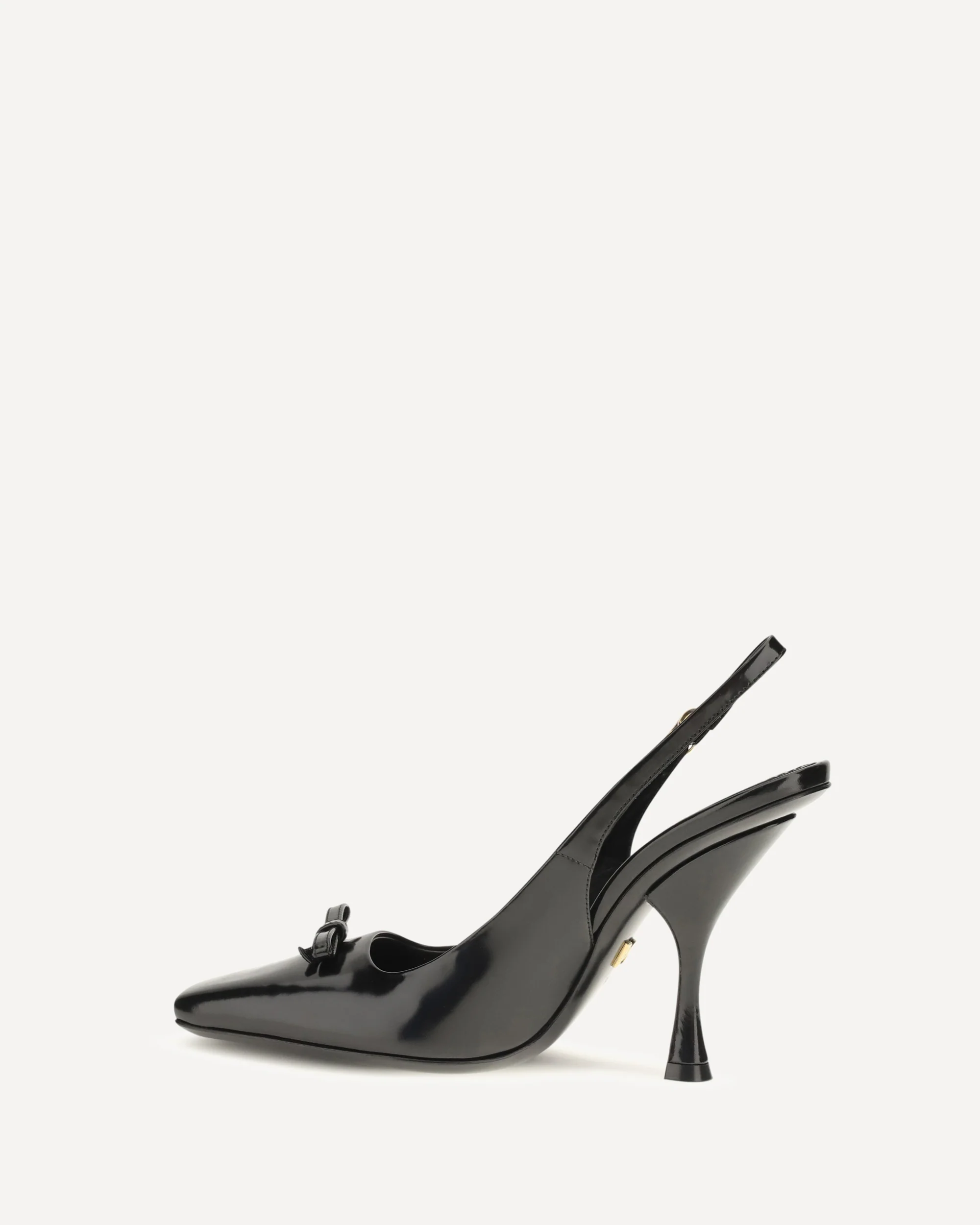 Leather Slingback Pumps - BLACK | Cheap Luxury Handbags Store,