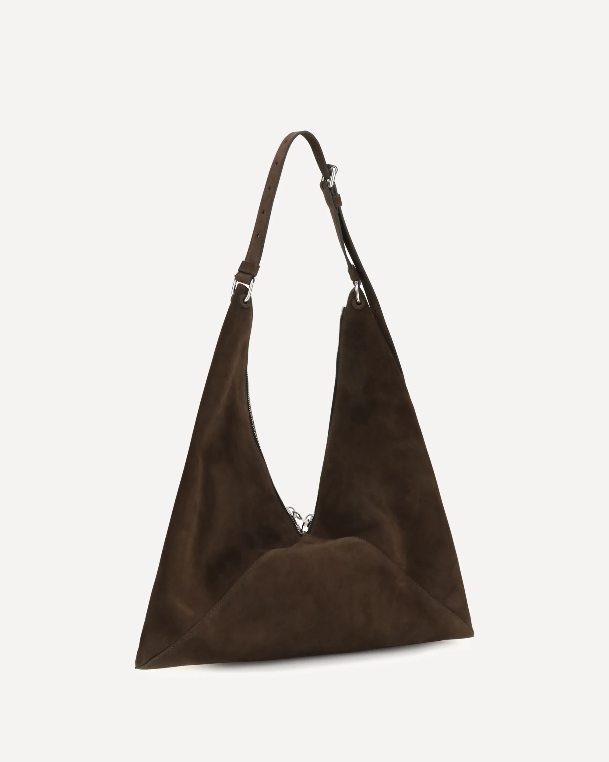 Suede Hobo Tote Bag - BROWN | Cheap Luxury Handbags Store,
