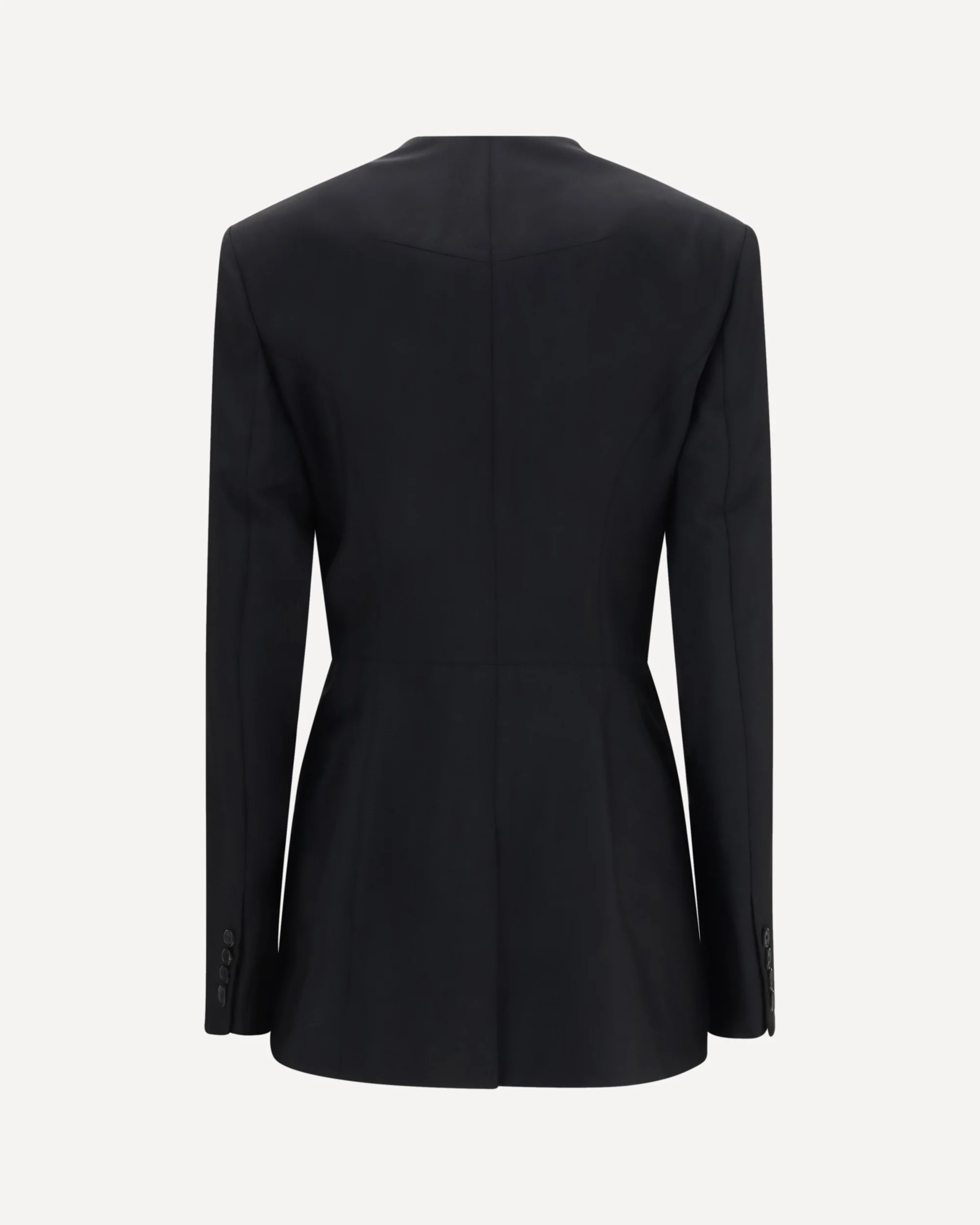 Cut-out double-breasted Blazer - BLACK | Cheap Luxury Handbags Store,