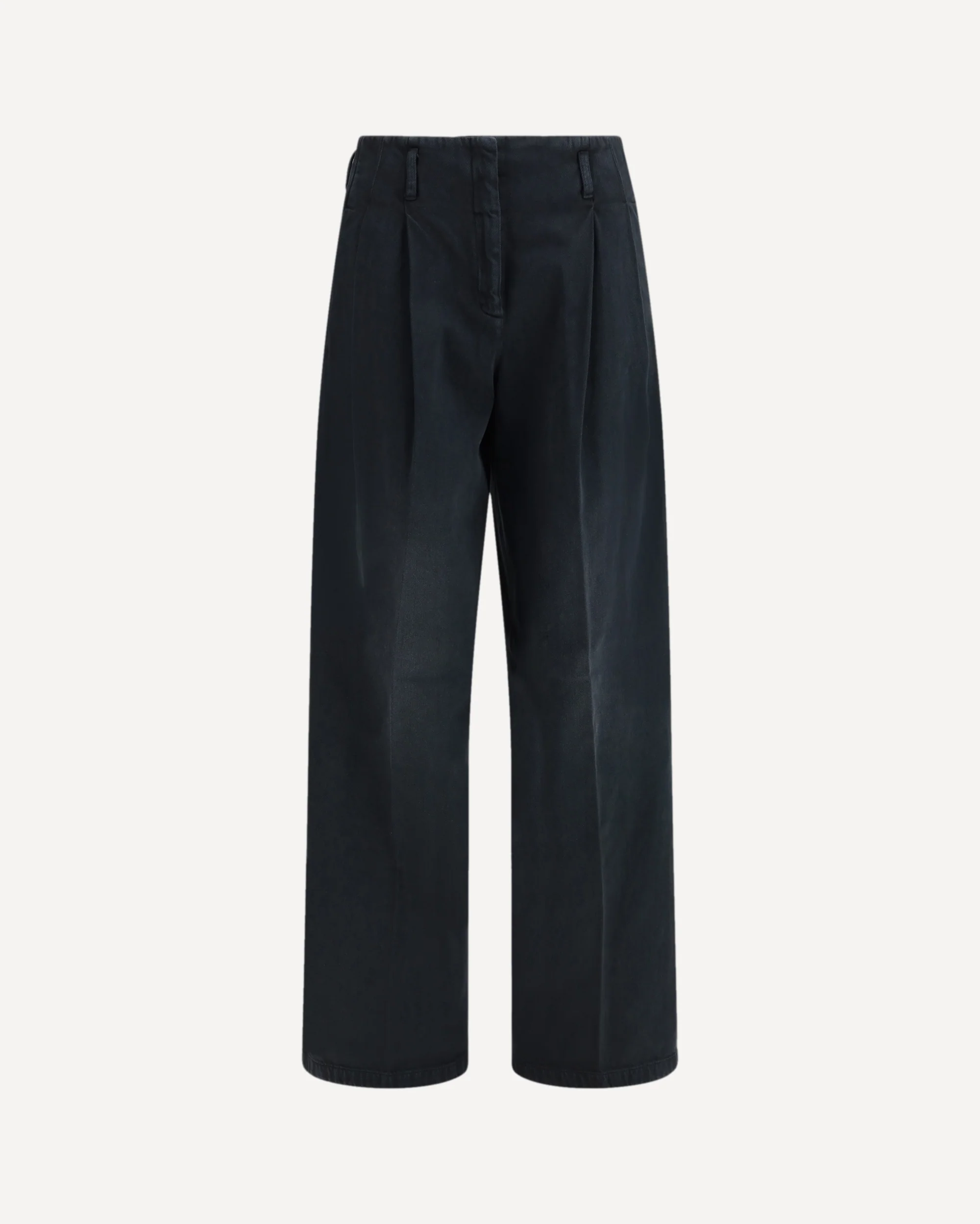 Cotton denim Pants - BLACK | Cheap Luxury Handbags Store,