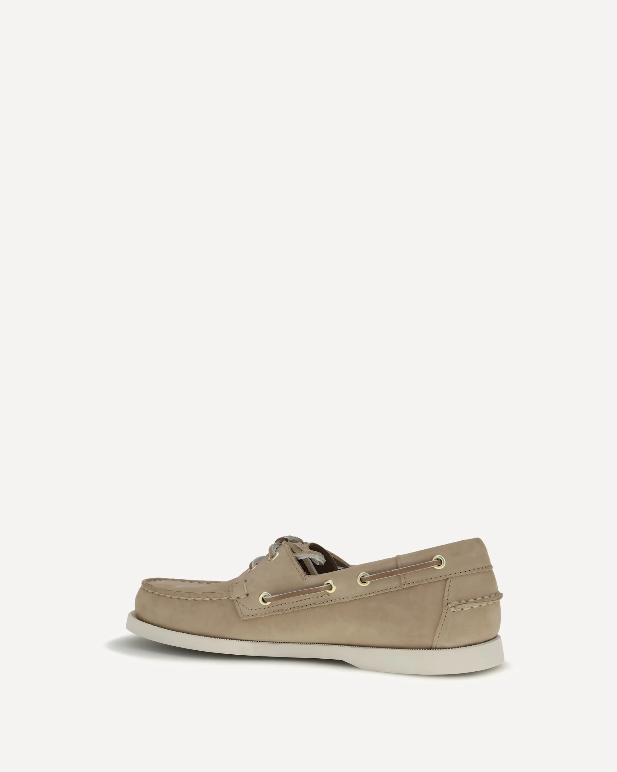 Portland Nubuck Docksides Loafers - BEIGE | Cheap Luxury Handbags Store,
