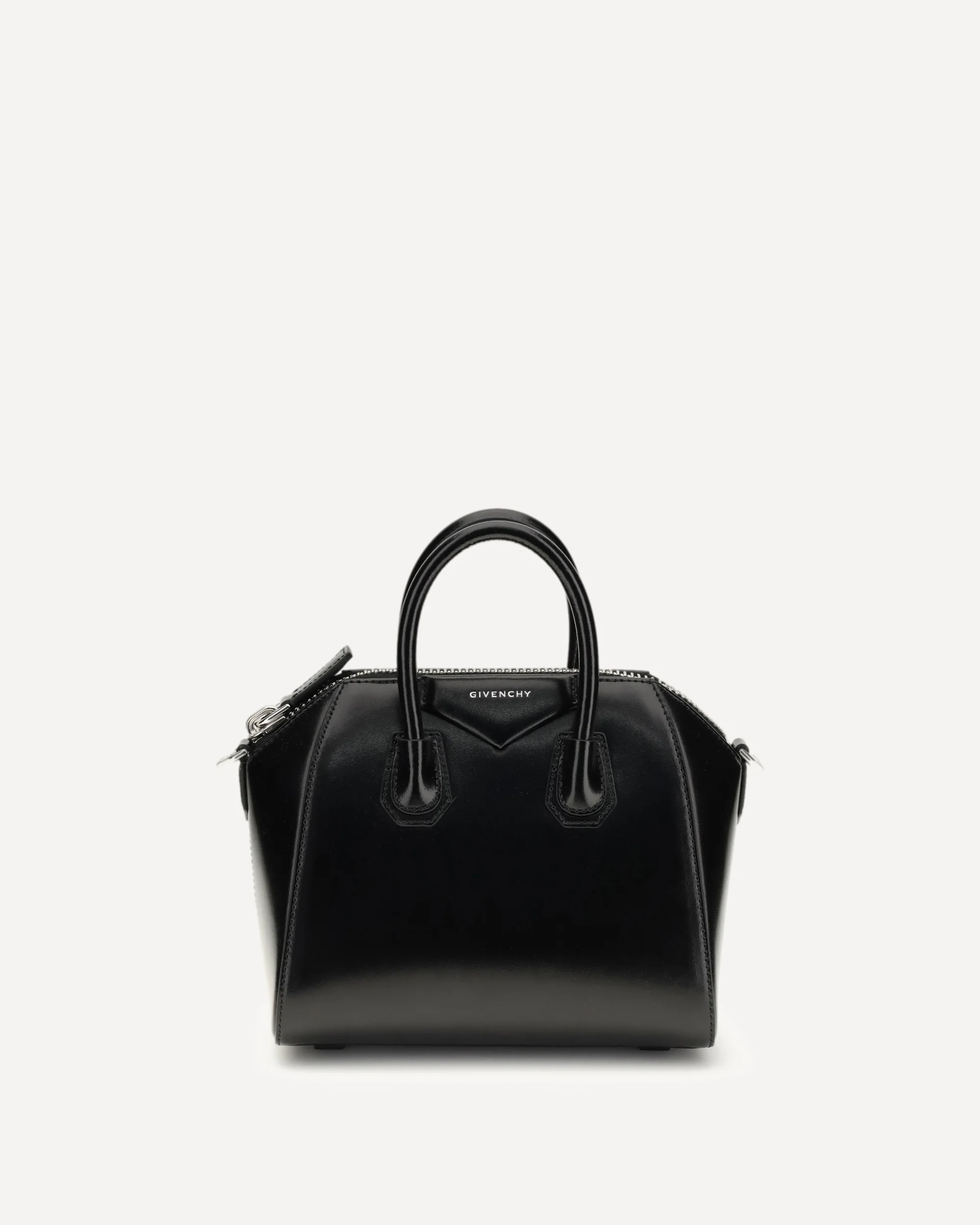 Box leather Antigona mini Handbag - BLACK | Cheap Luxury Handbags Store,