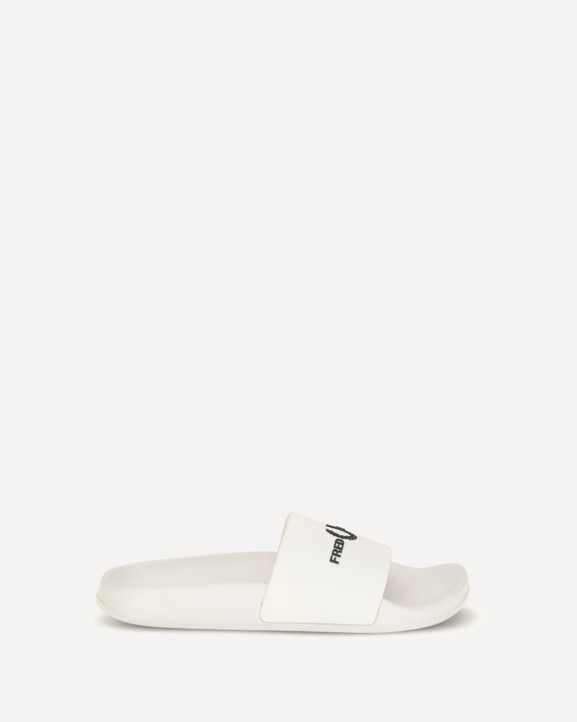 Rubber slides with logo - WHITE | Cheap Luxury Handbags Store,