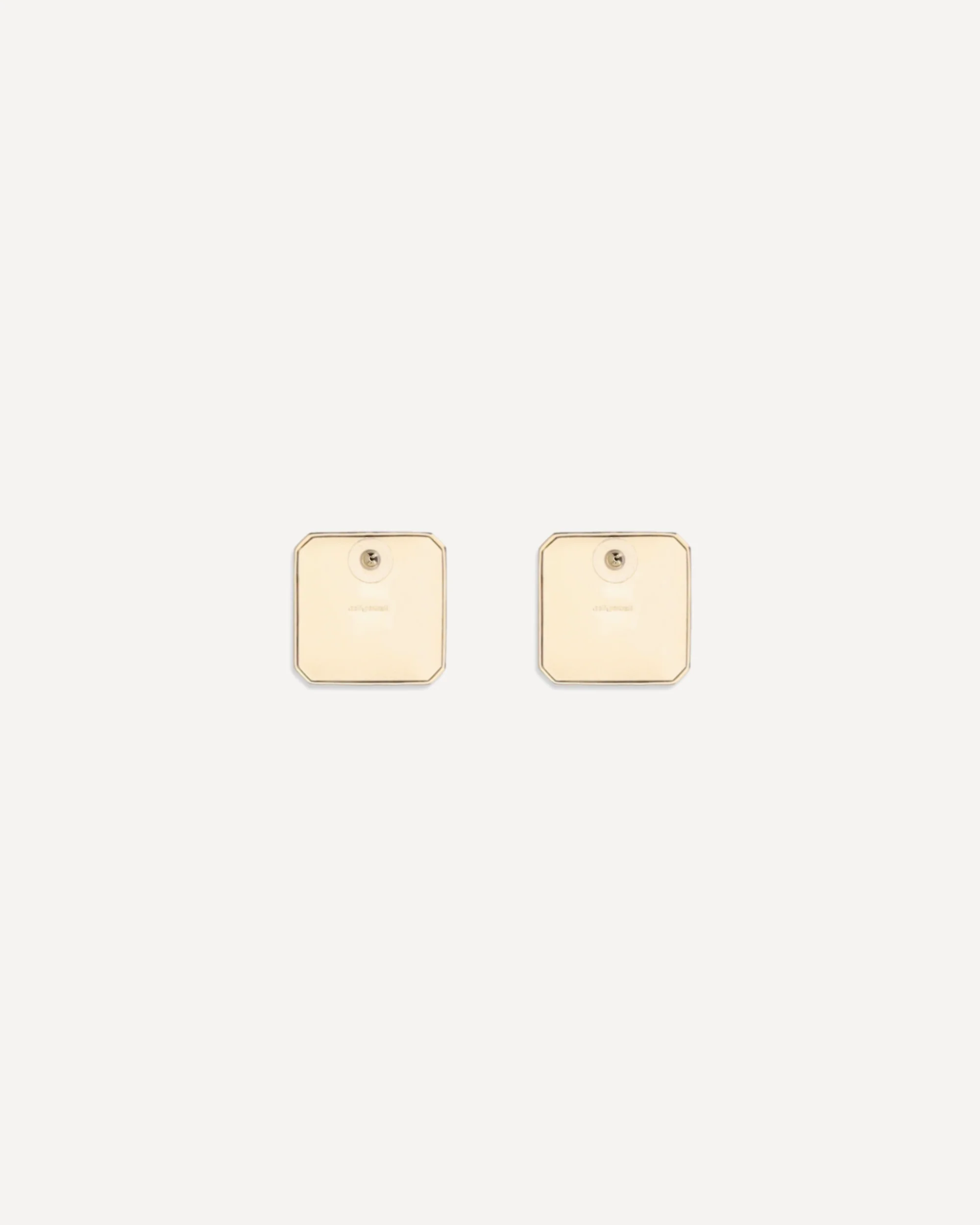 Square Enamel Earrings - GOLD | Cheap Luxury Handbags Store,