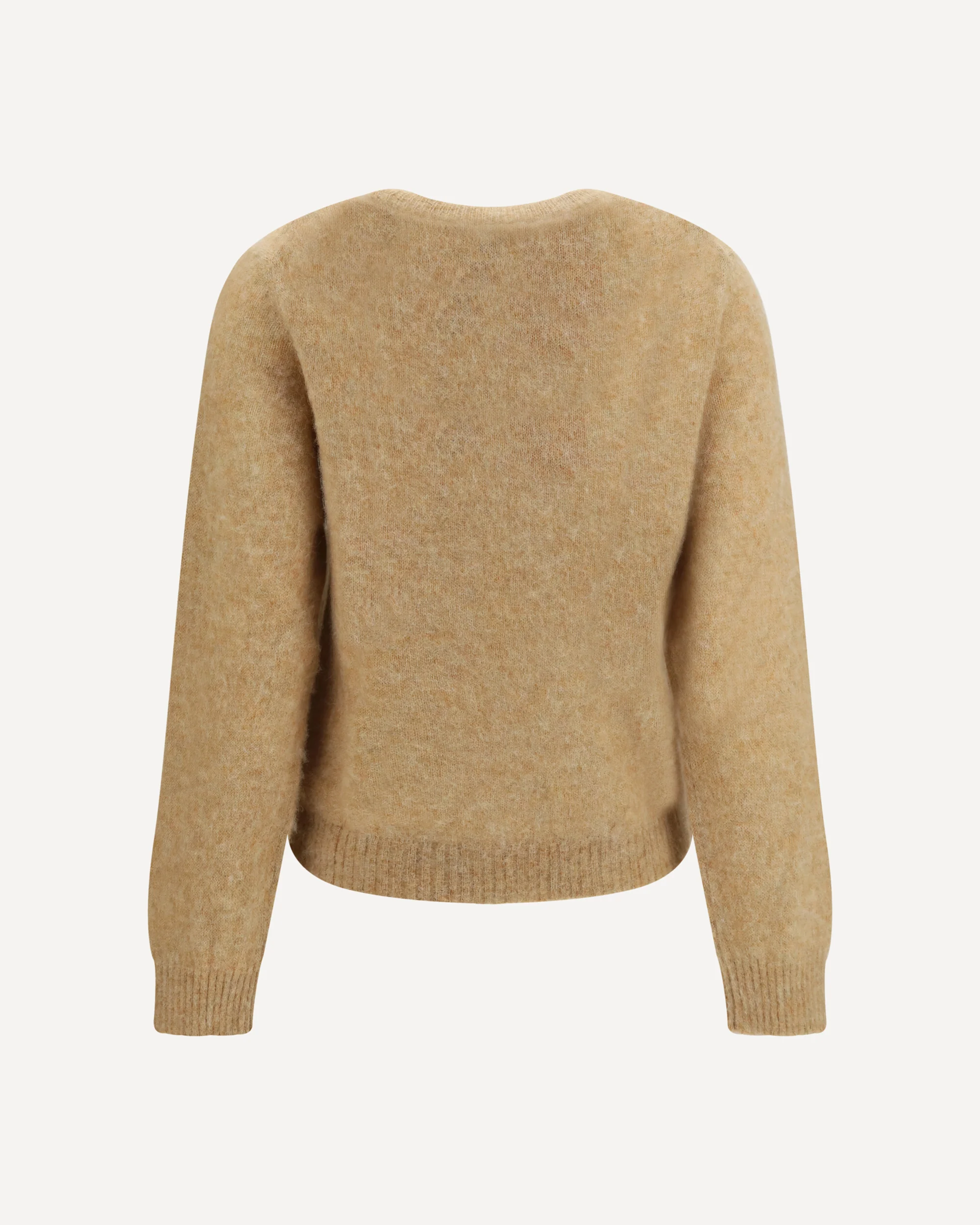Alpaca graphic crewneck Sweater - BEIGE | Cheap Luxury Handbags Store,