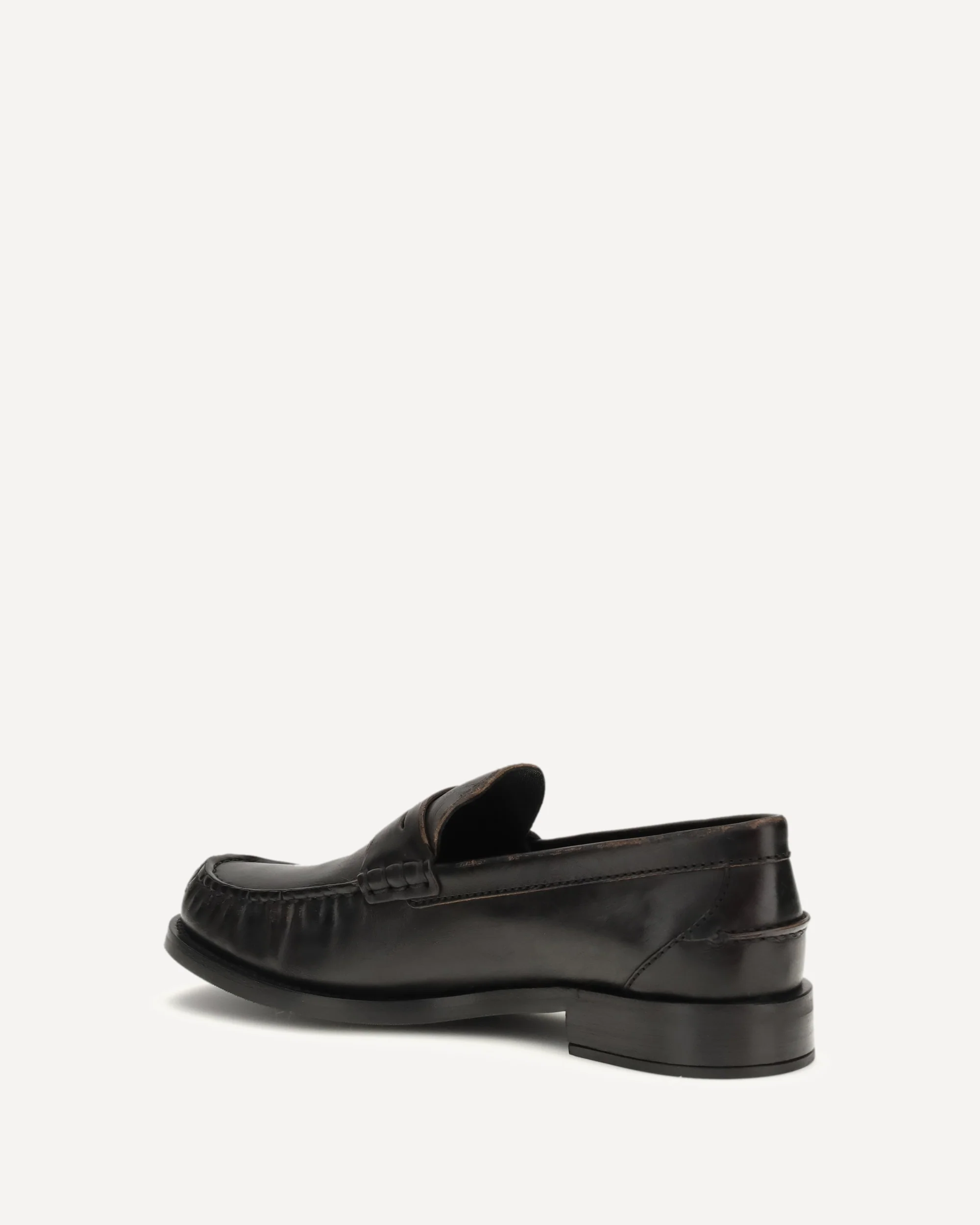 Leather Loafers - BLACK | Cheap Luxury Handbags Store,