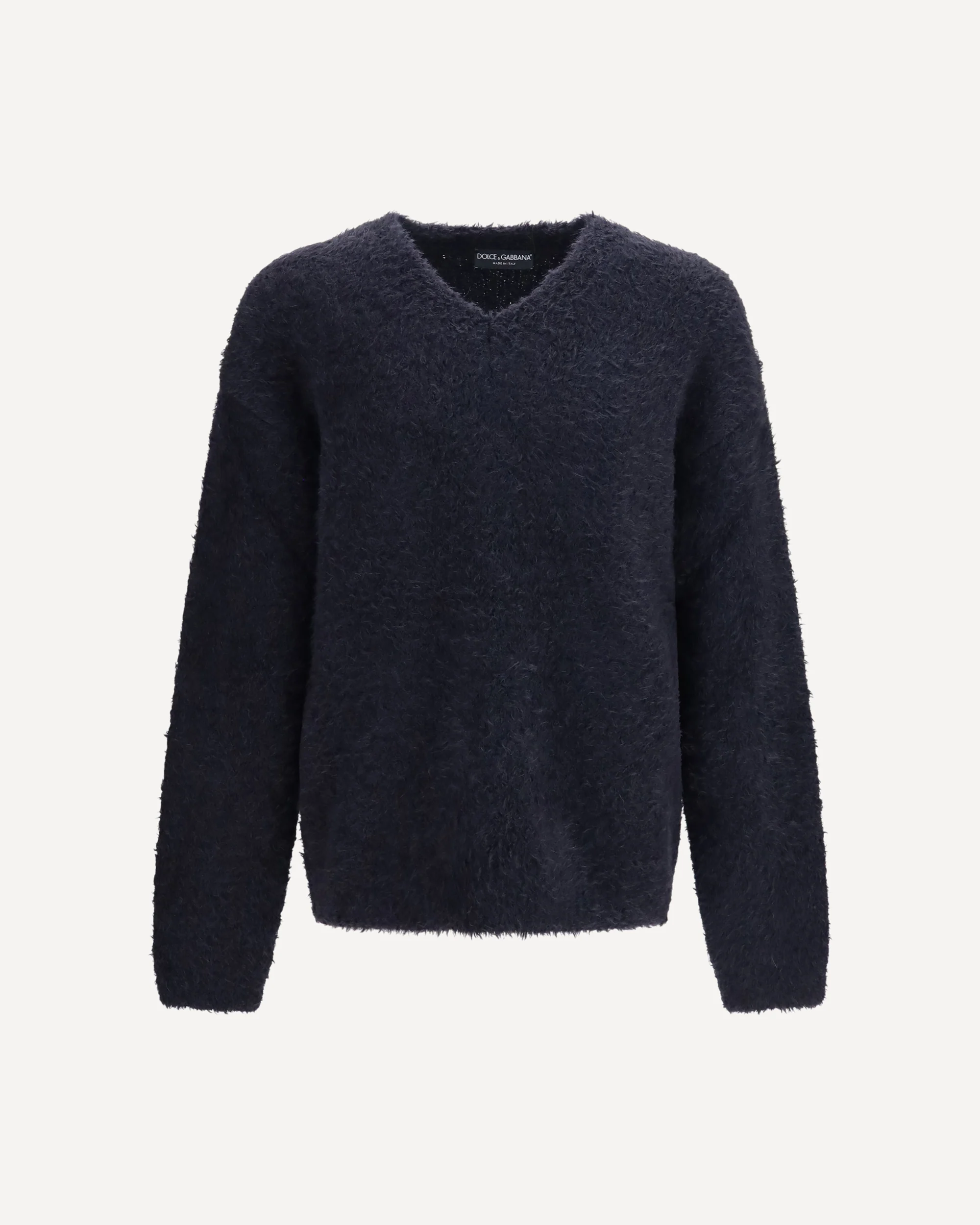 Alpaca blend Pullover - BLUE | Cheap Luxury Handbags Store,