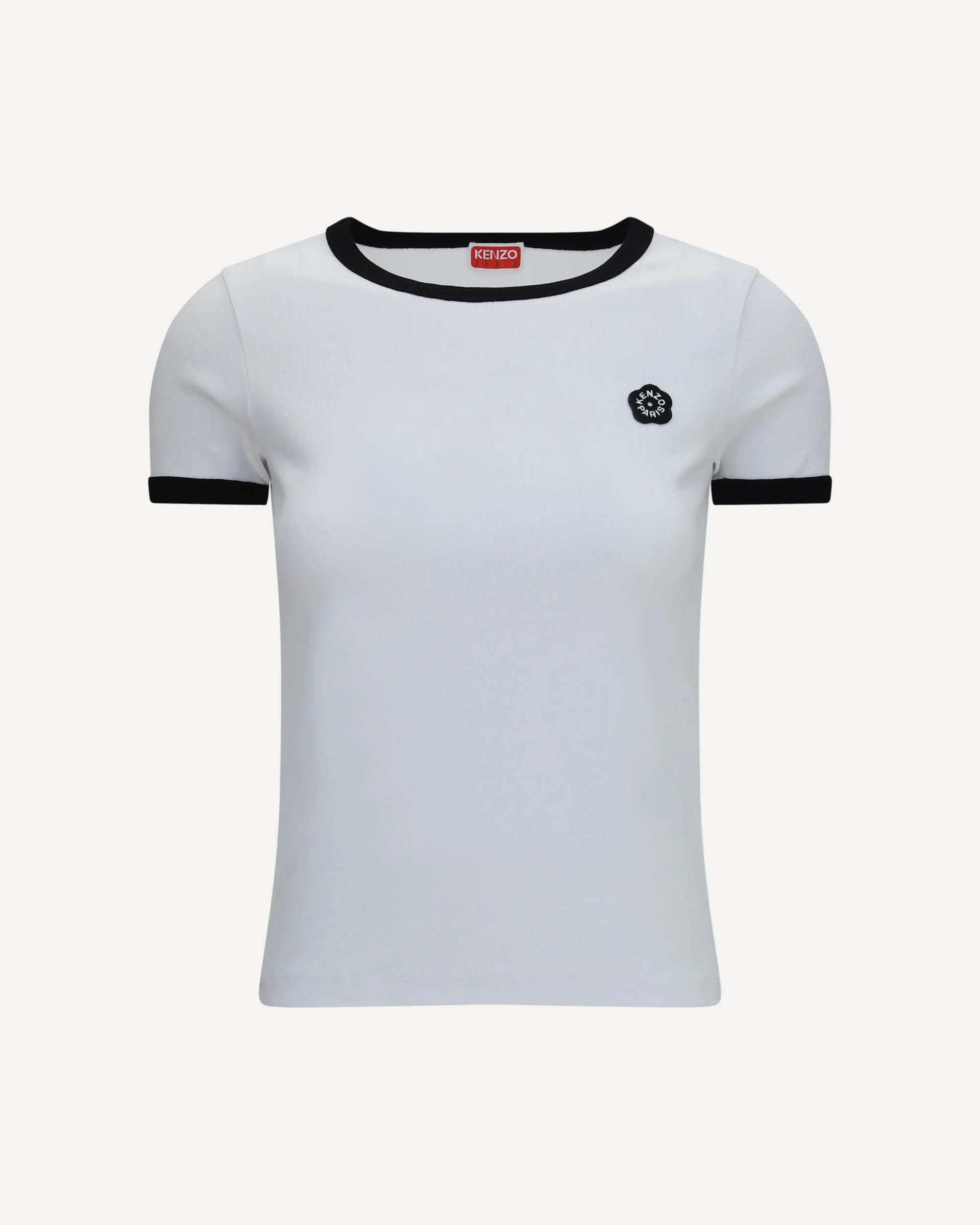 Boke Flower 2.0 embroidered cotton T-shirt - WHITE | Cheap Luxury Handbags Store,