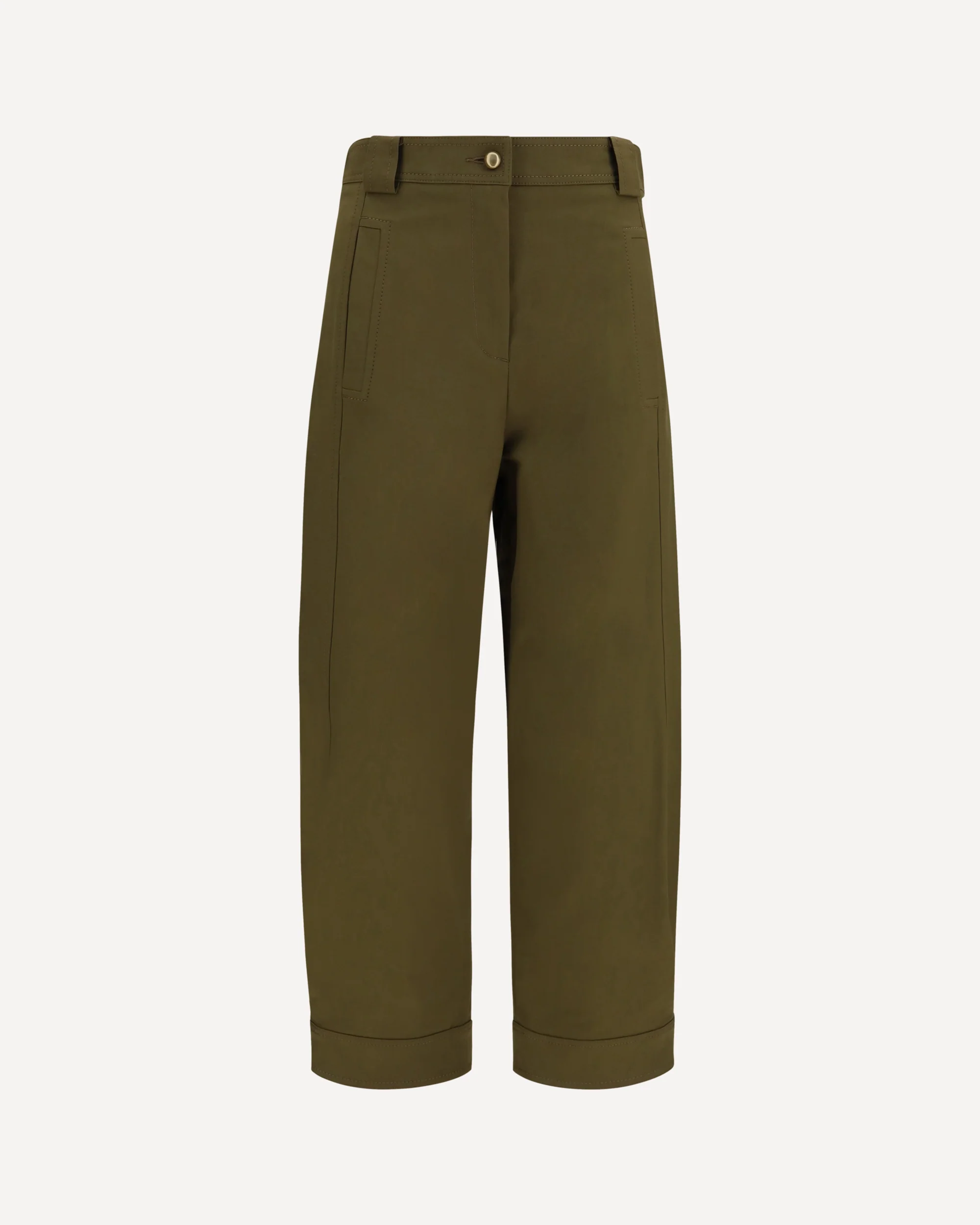 Adorni cropped Pants - GREEN | Cheap Luxury Handbags Store,