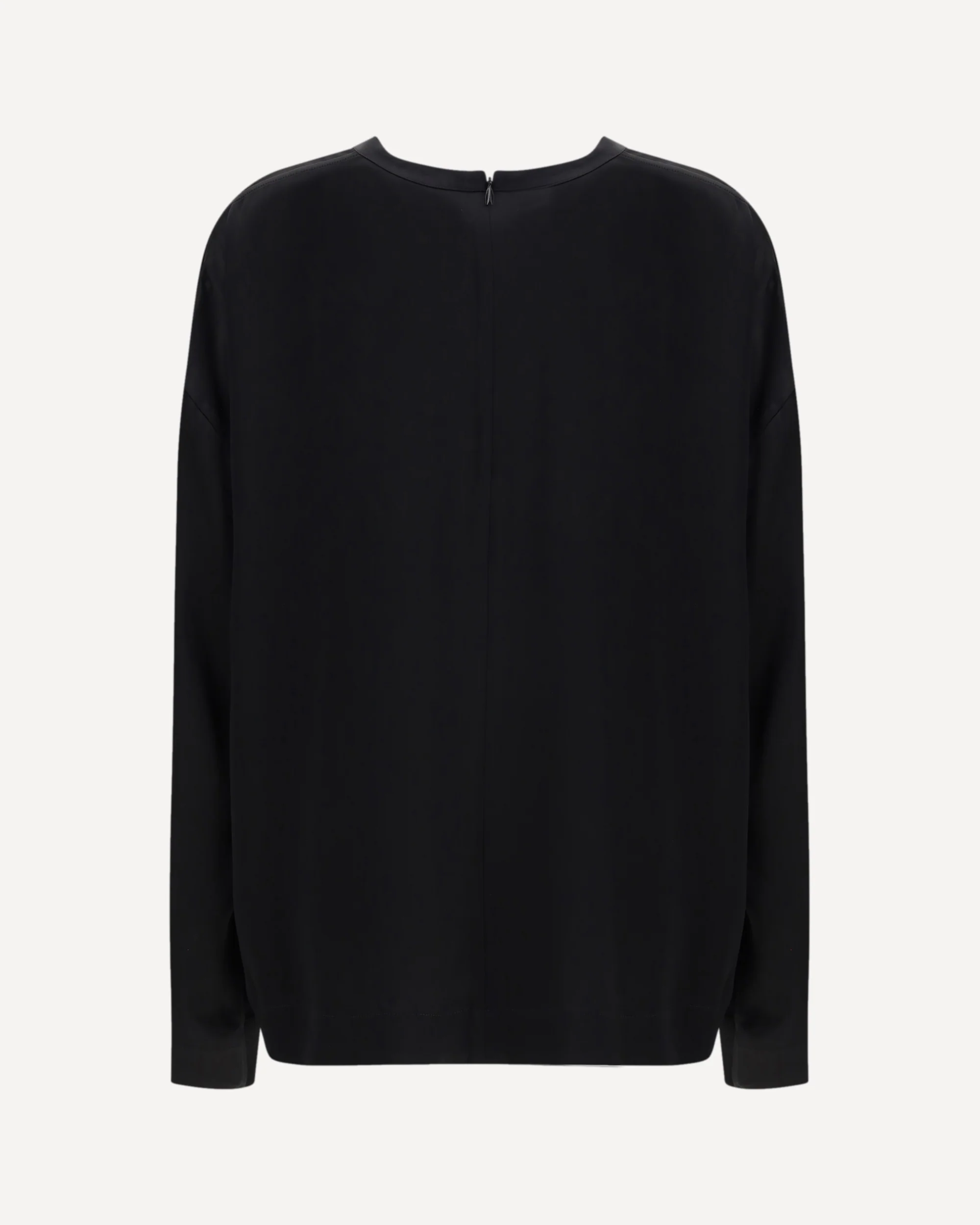 Boxy Satin Top - BLACK | Cheap Luxury Handbags Store,