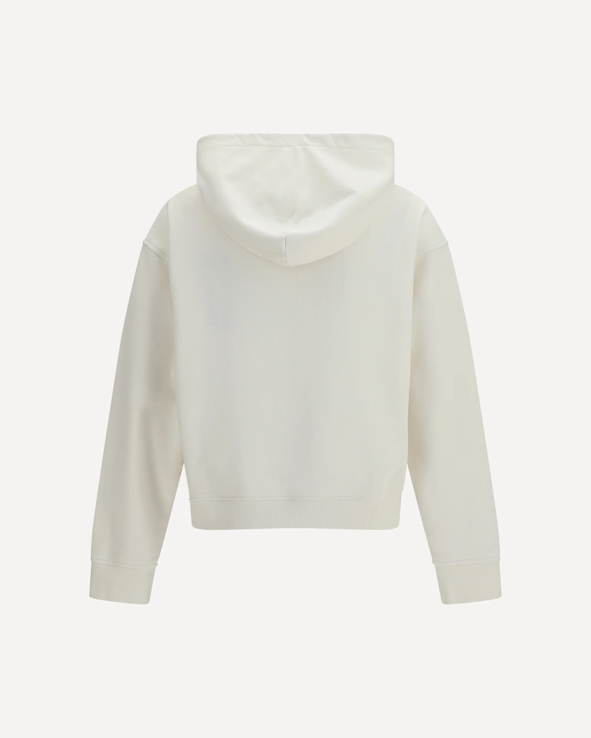 Neck Logo Hoodie - WHITE | Cheap Luxury Handbags Store,
