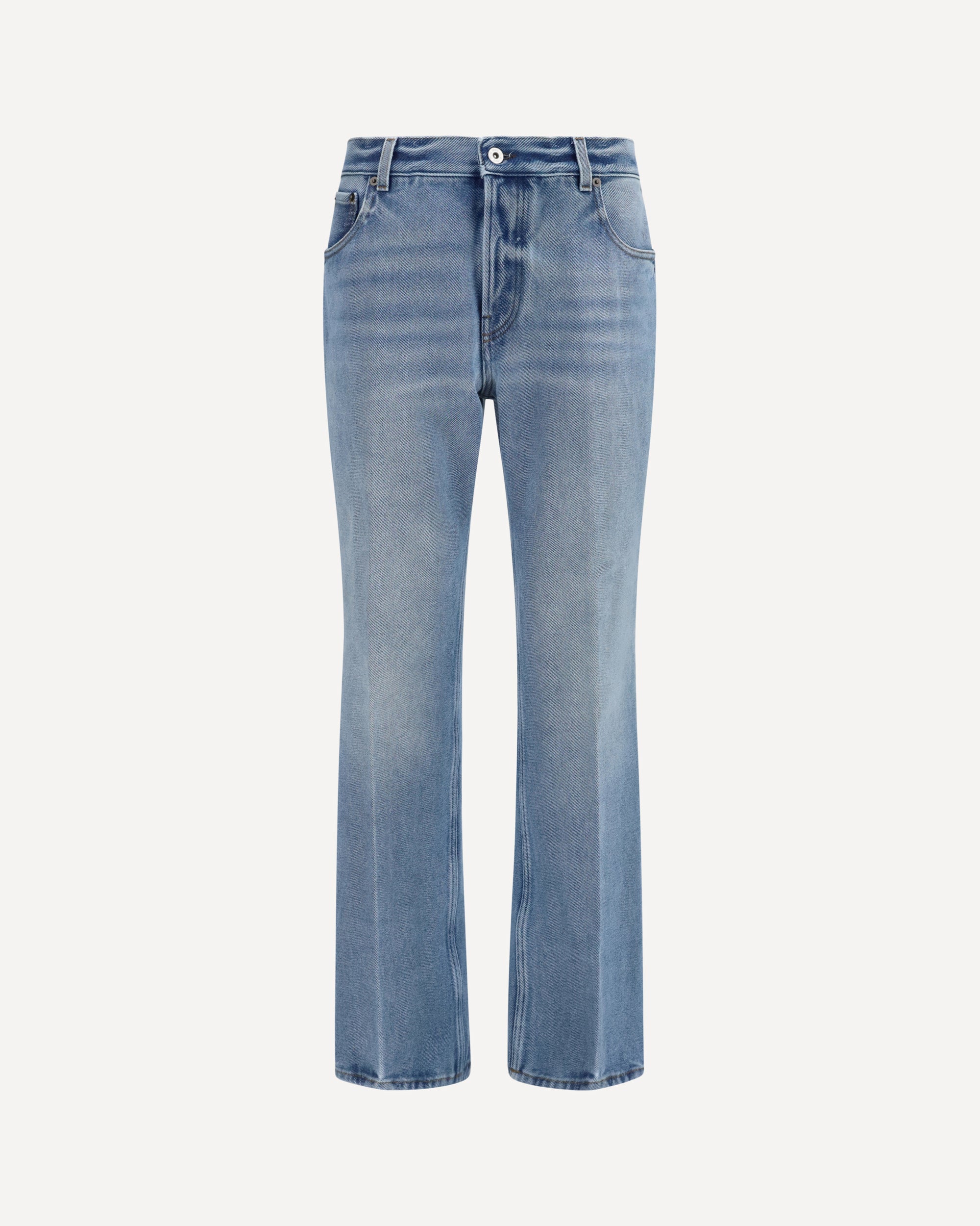 Washed denim five-pocket Jeans - LIGHT BLUE | Cheap Luxury Handbags Store,