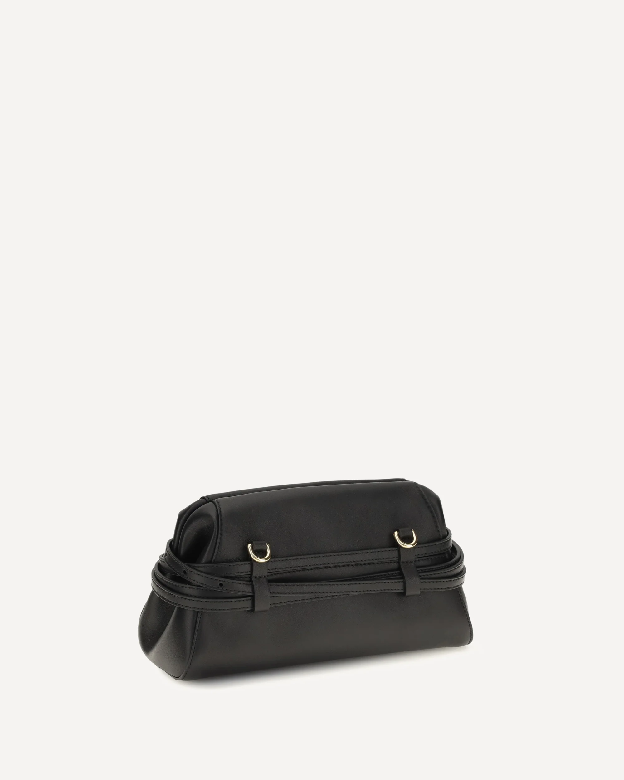 Belt-detail Clutch - BLACK | Cheap Luxury Handbags Store,