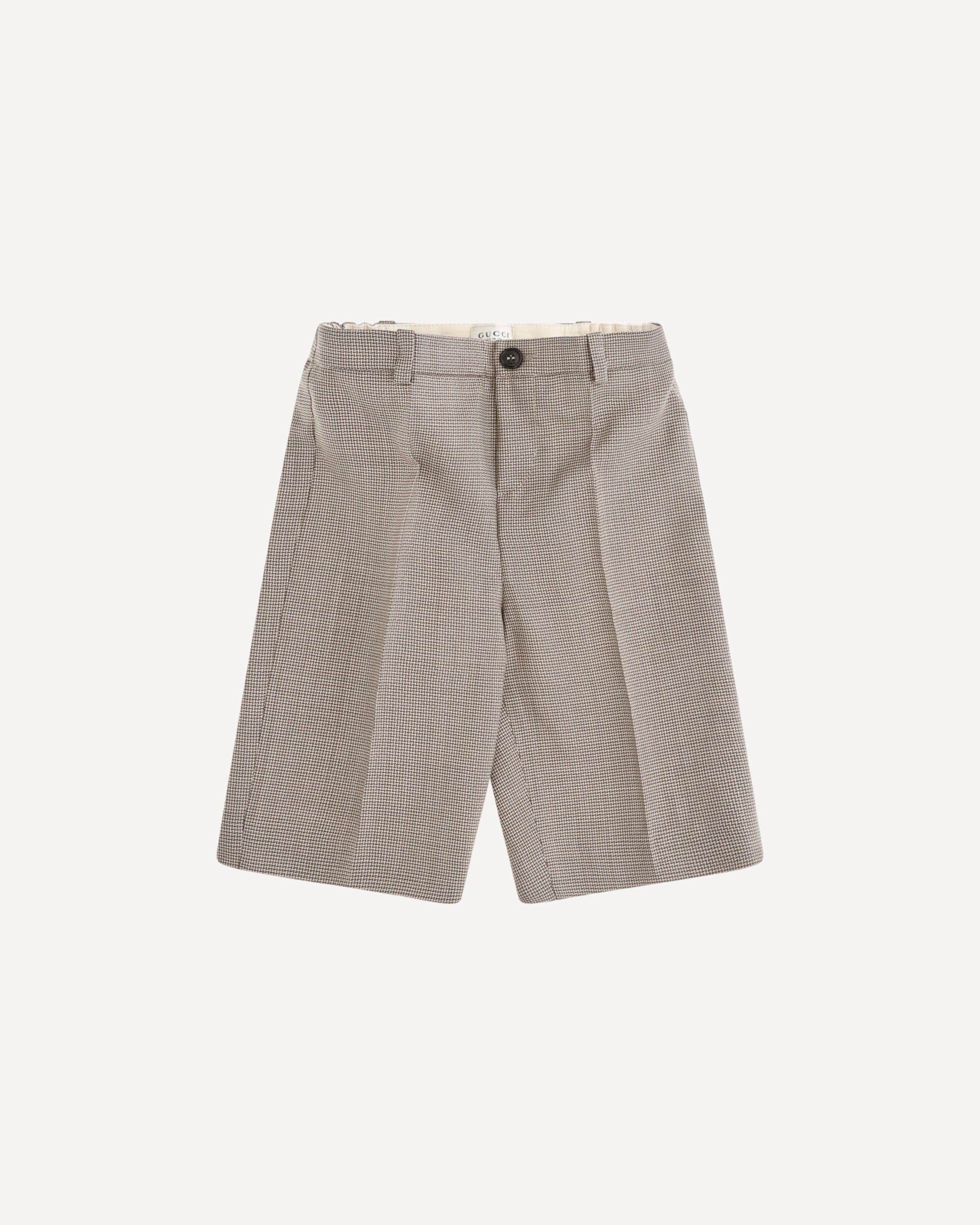 Wool Bermuda Shorts for Boy - BEIGE | Cheap Luxury Handbags Store,