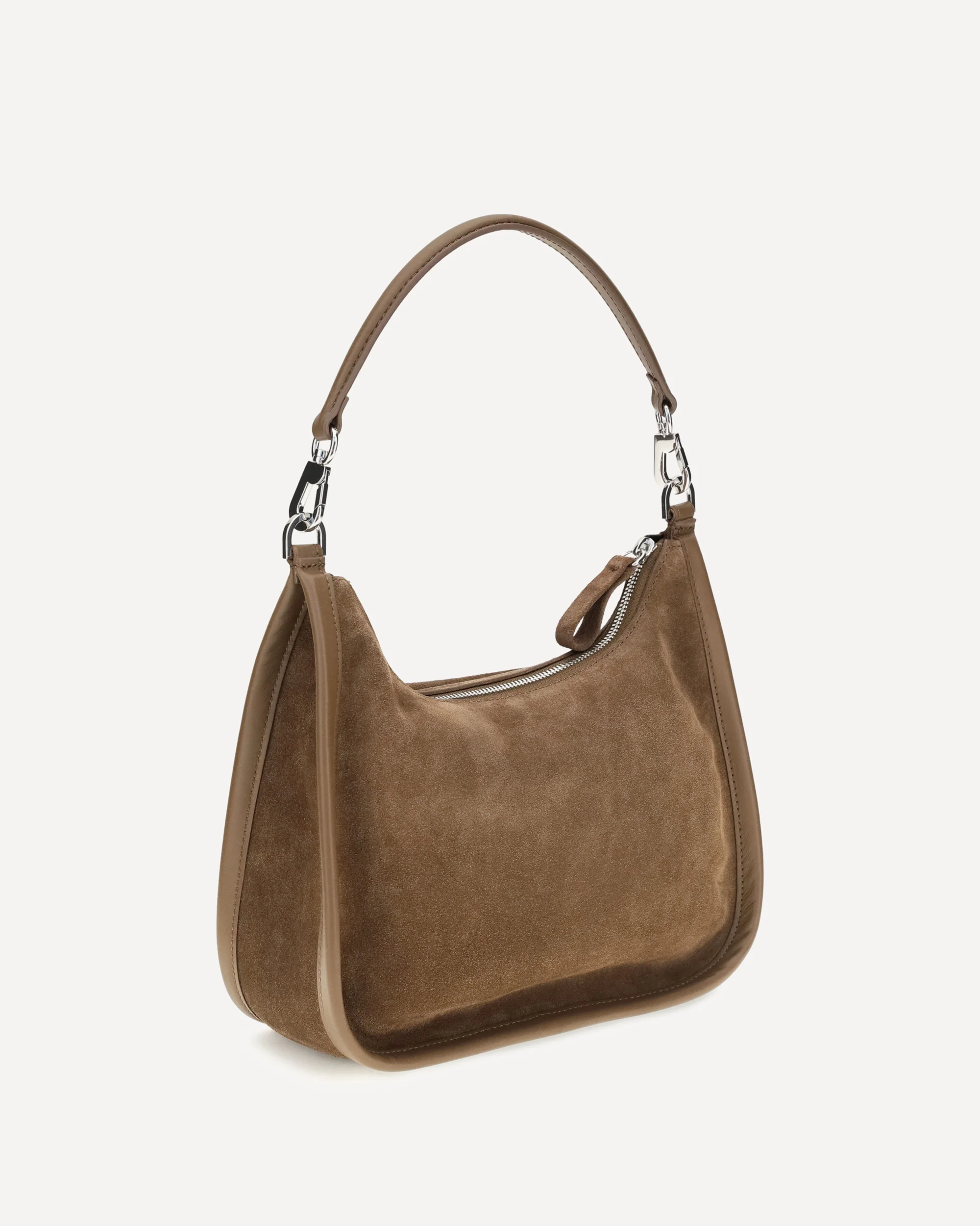 Alpha Day Miss leather Shoulder Bag - BEIGE | Cheap Luxury Handbags Store,