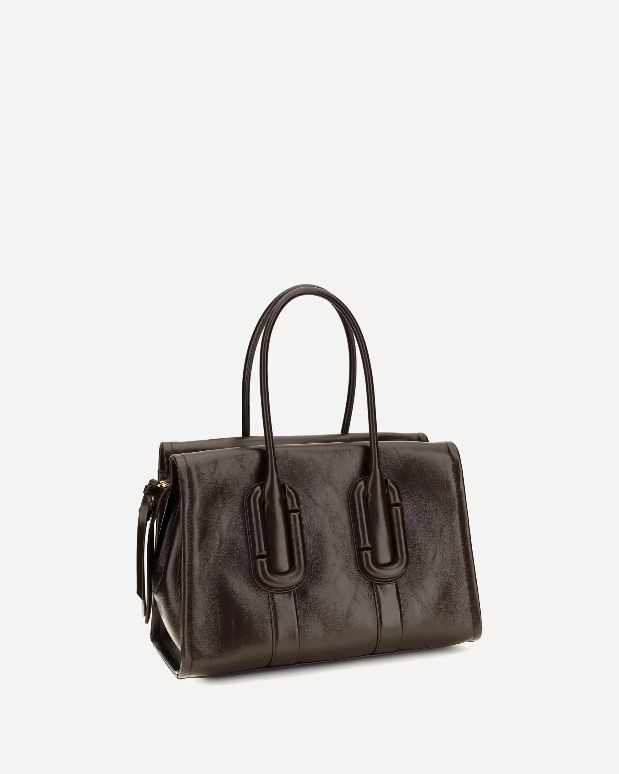 Babe City Tote leather Handbag - BROWN | Cheap Luxury Handbags Store,
