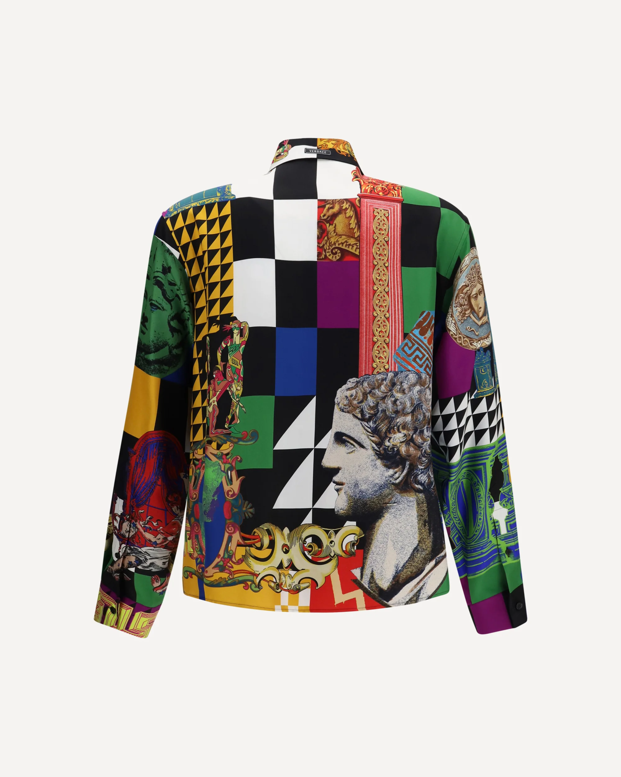 Medusa print silk twill Shirt - MULTICOLOUR | Cheap Luxury Handbags Store,