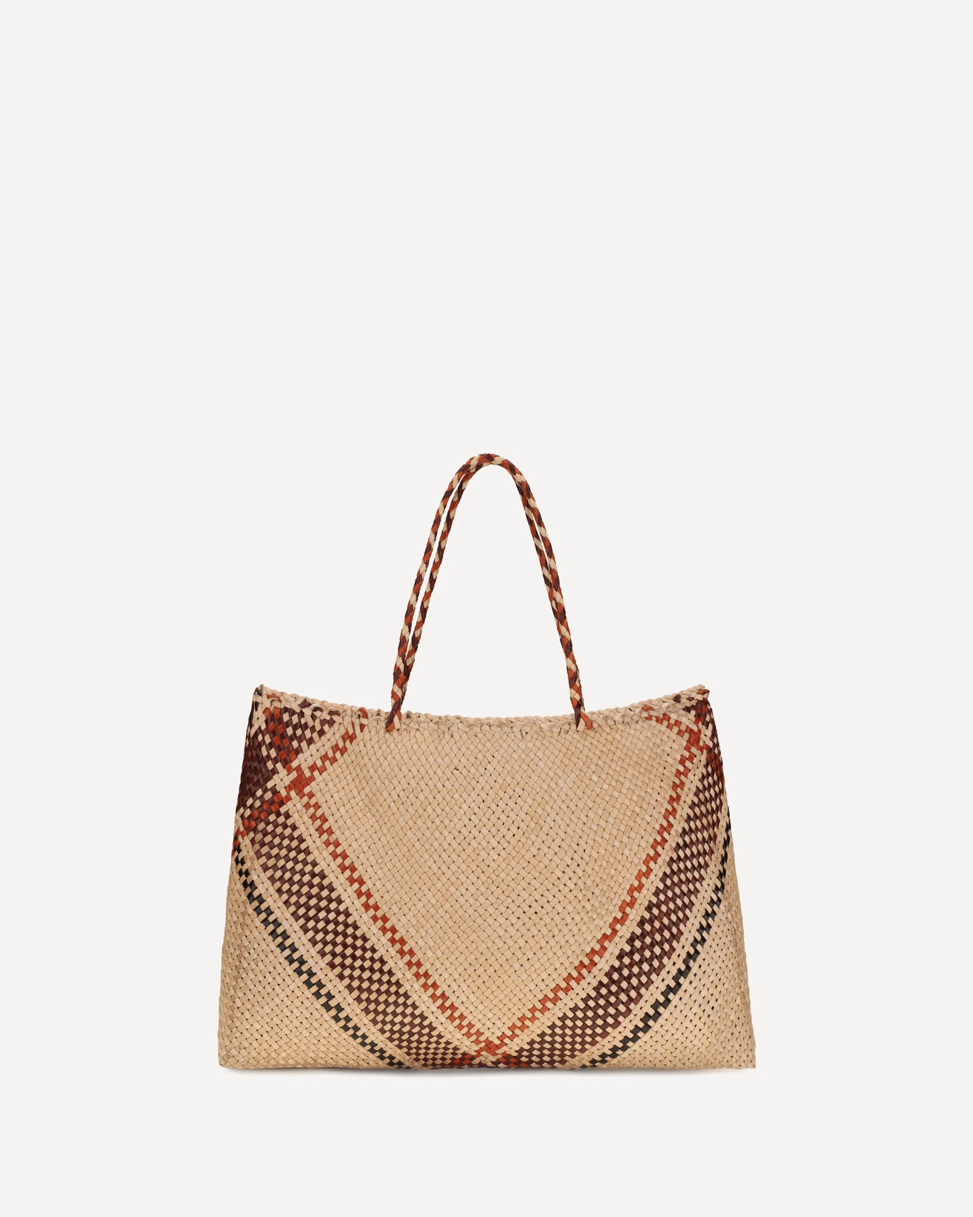 Handwoven leather Tote Bag - BEIGE | Cheap Luxury Handbags Store,