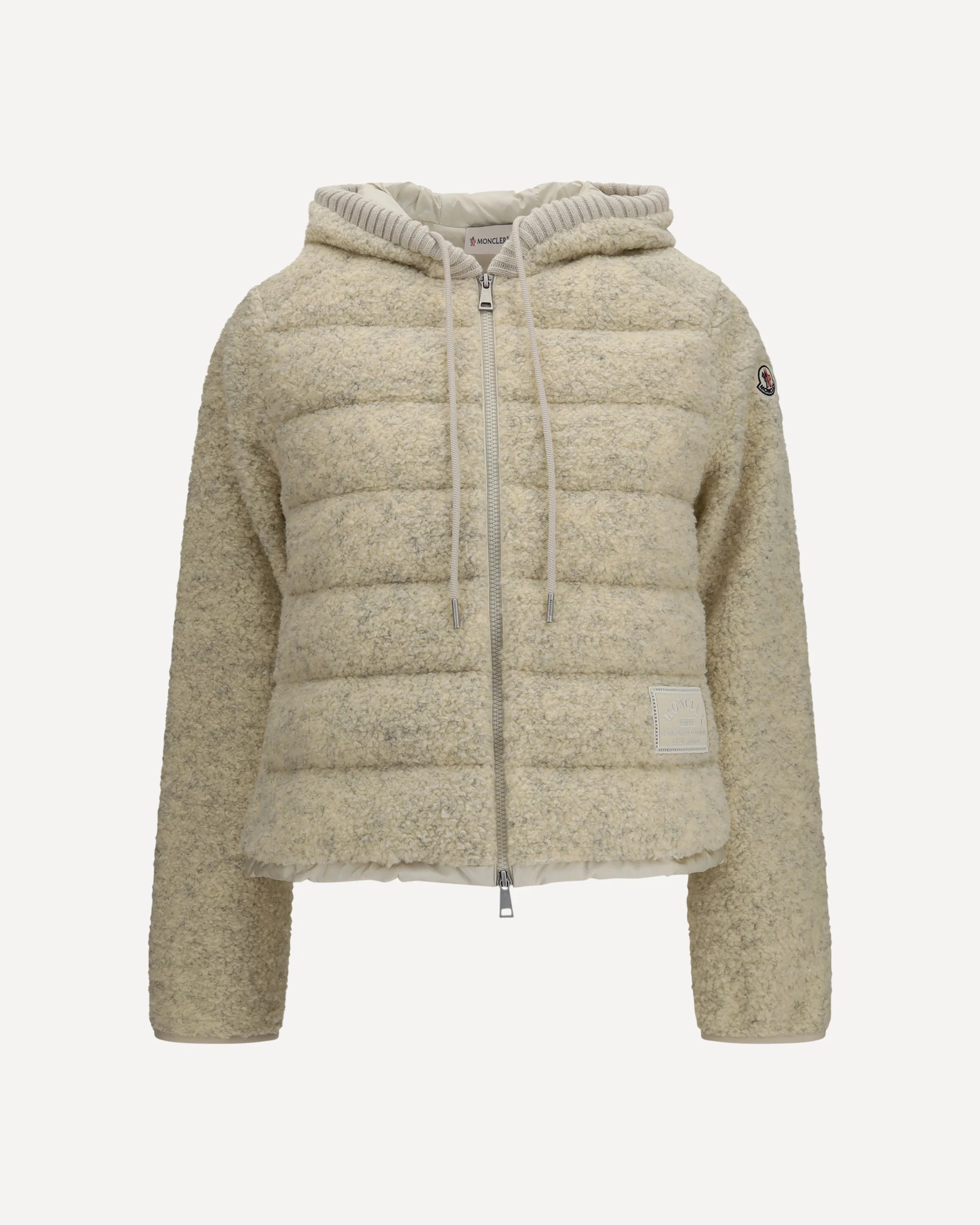Padded Teddy Hoodie - BEIGE | Cheap Luxury Handbags Store,