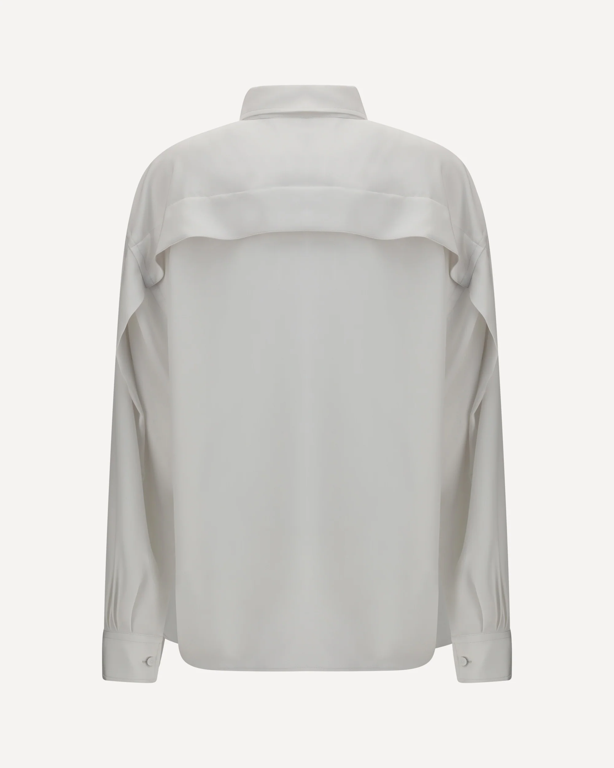 Amari Long-sleeve Shirt - WHITE | Cheap Luxury Handbags Store,