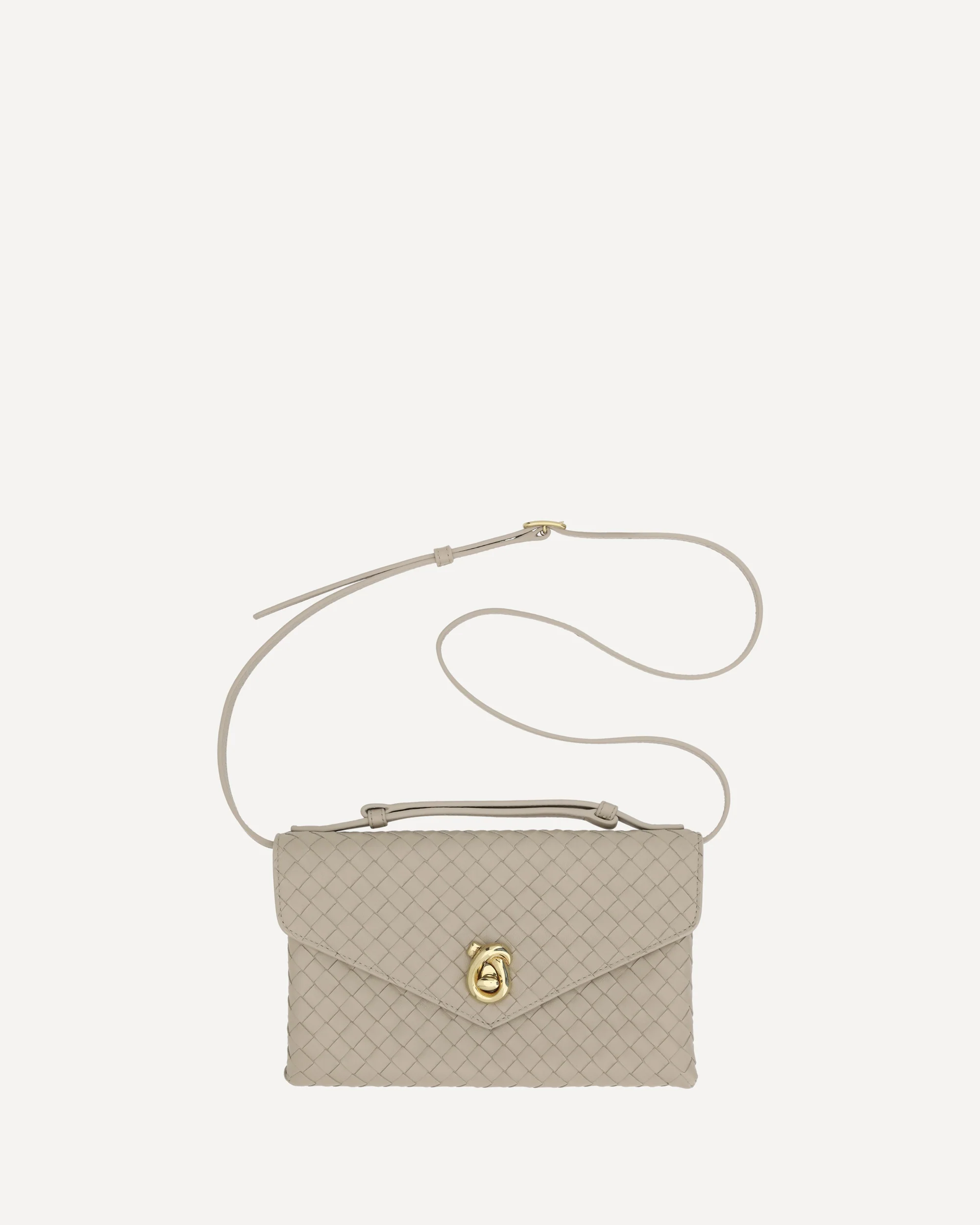 Knot Lock Shoulder Bag - BEIGE | Cheap Luxury Handbags Store,