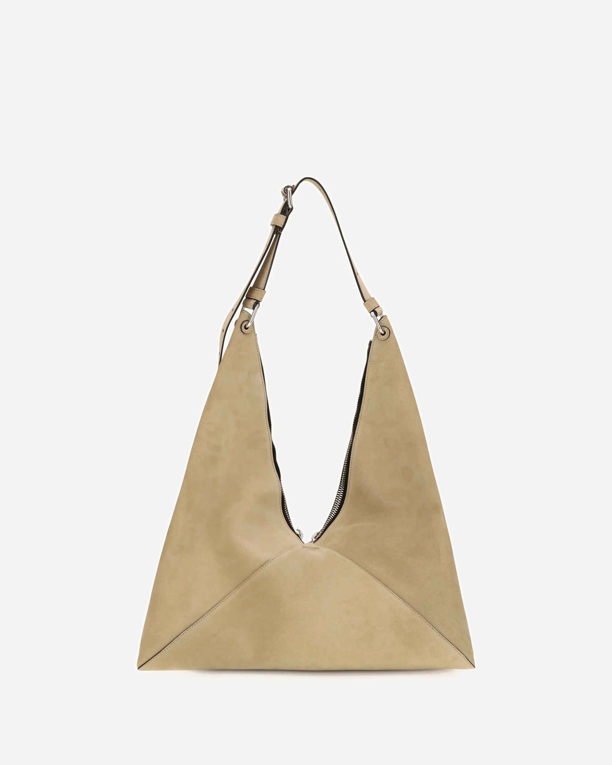 Suede Hobo Tote Bag - BEIGE | Cheap Luxury Handbags Store,