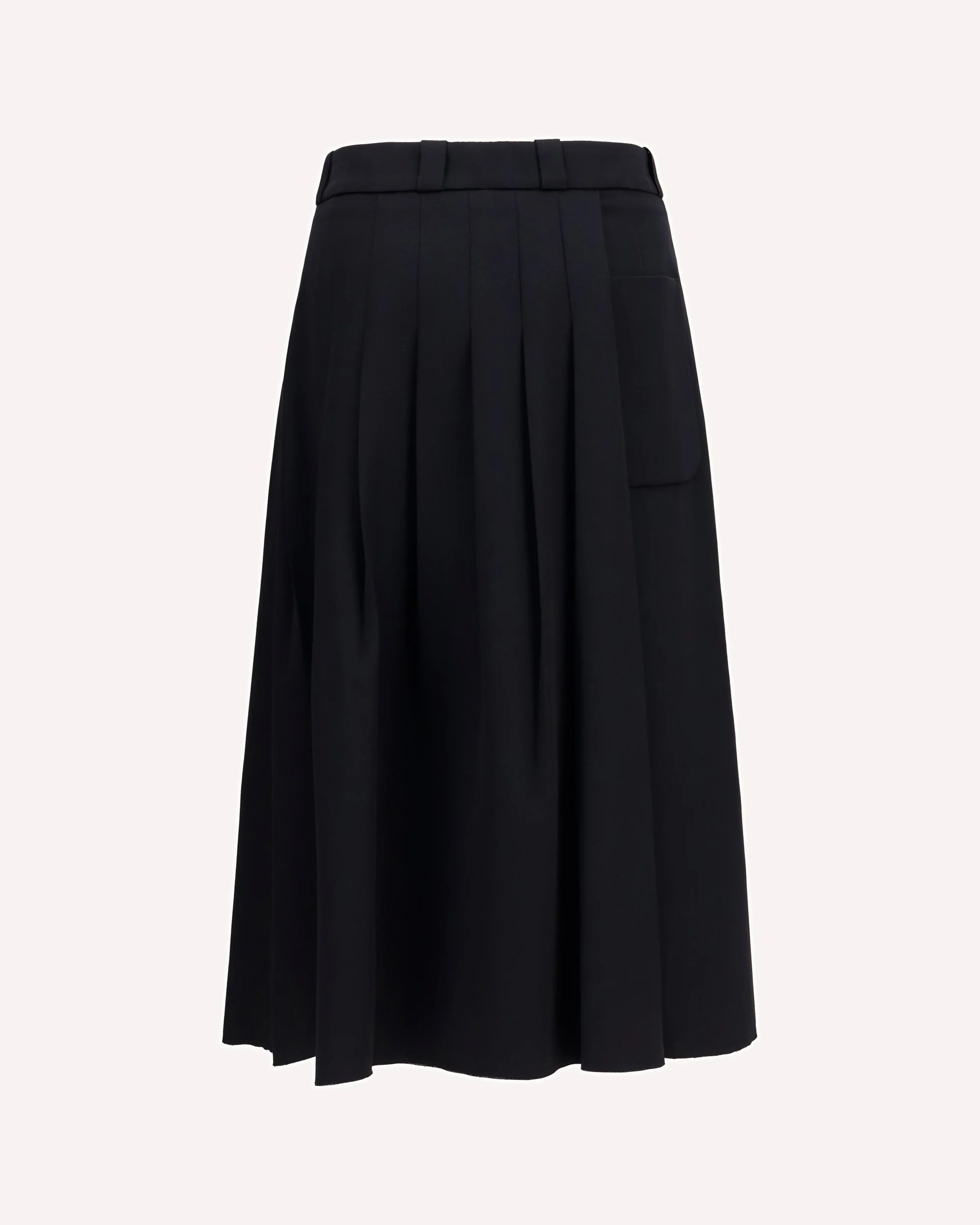 Origami midi Skirt - BLACK | Cheap Luxury Handbags Store,