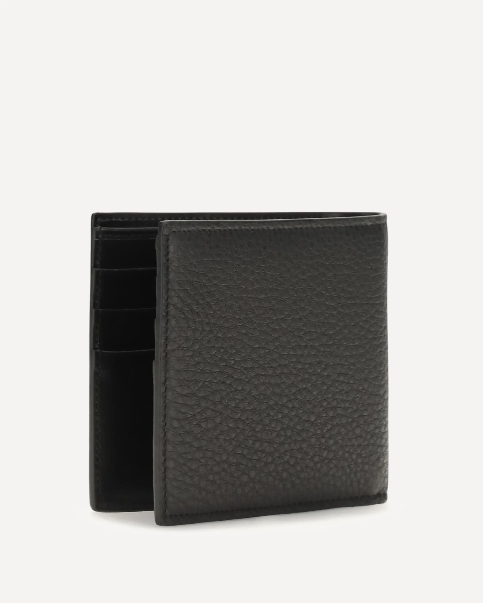 Bifold calf-leather Wallet - BLACK | Cheap Luxury Handbags Store,