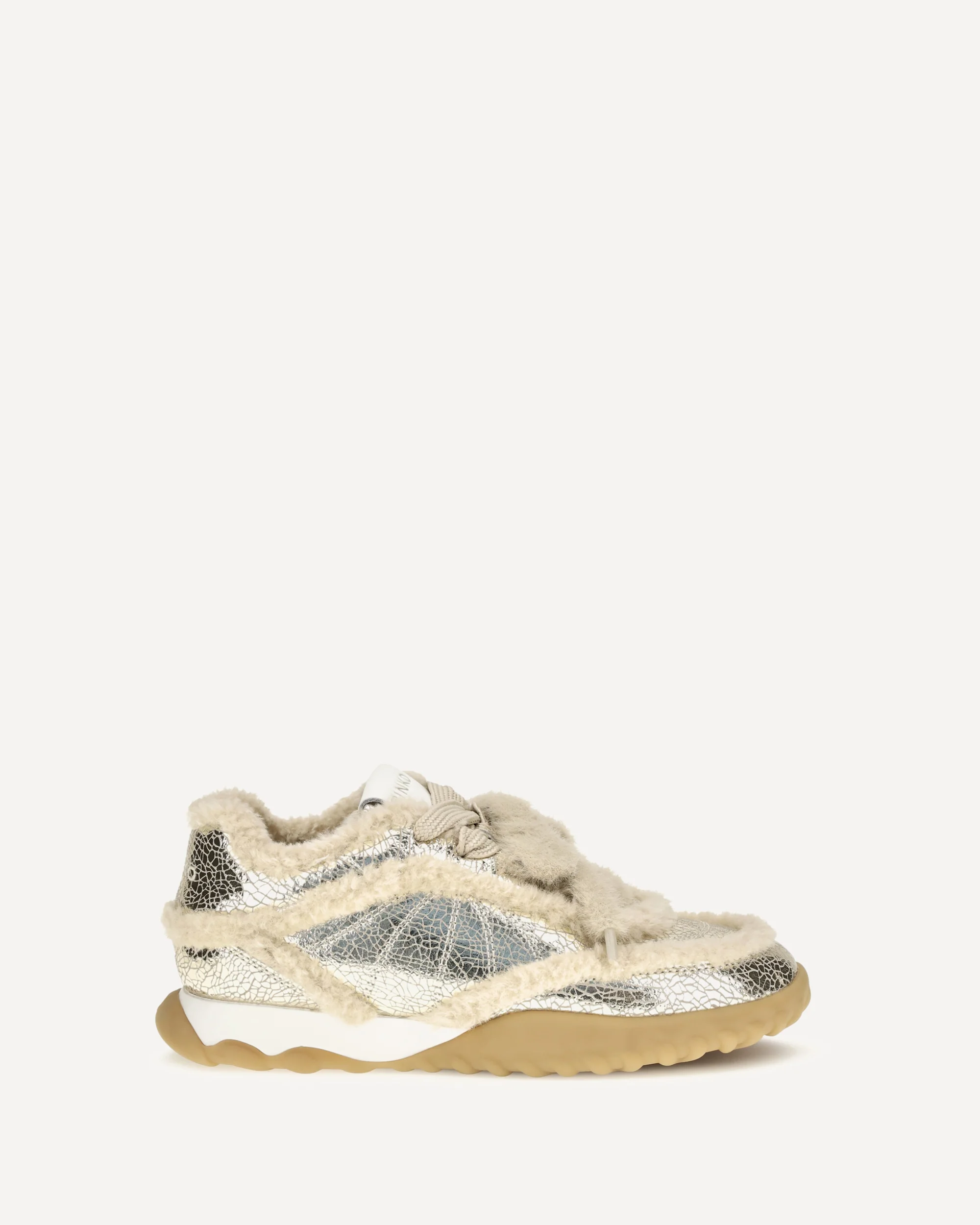 Gea padded Sneakers - SILVER | Cheap Luxury Handbags Store,