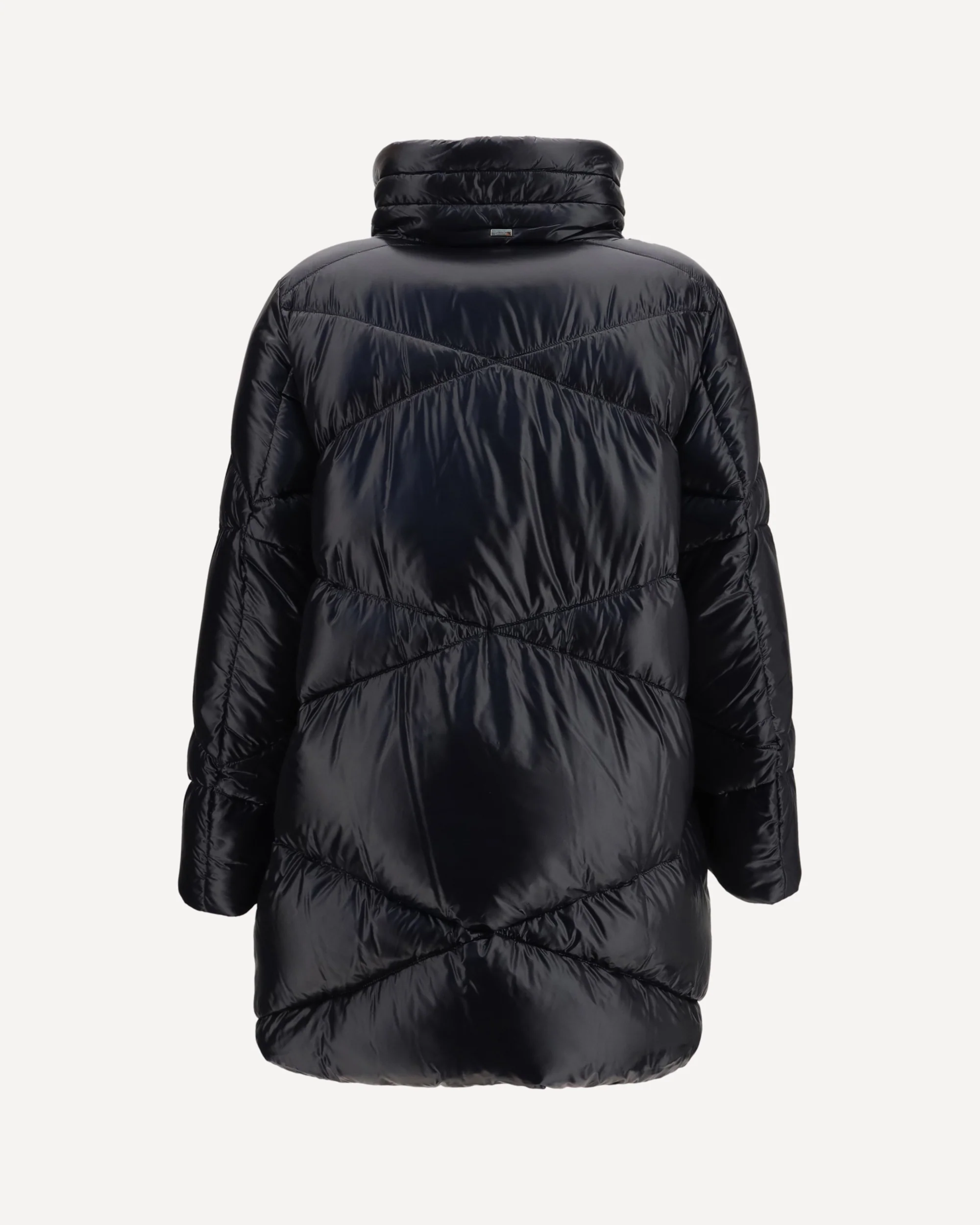 Quilted drawstring down Jacket - BLACK | Cheap Luxury Handbags Store,