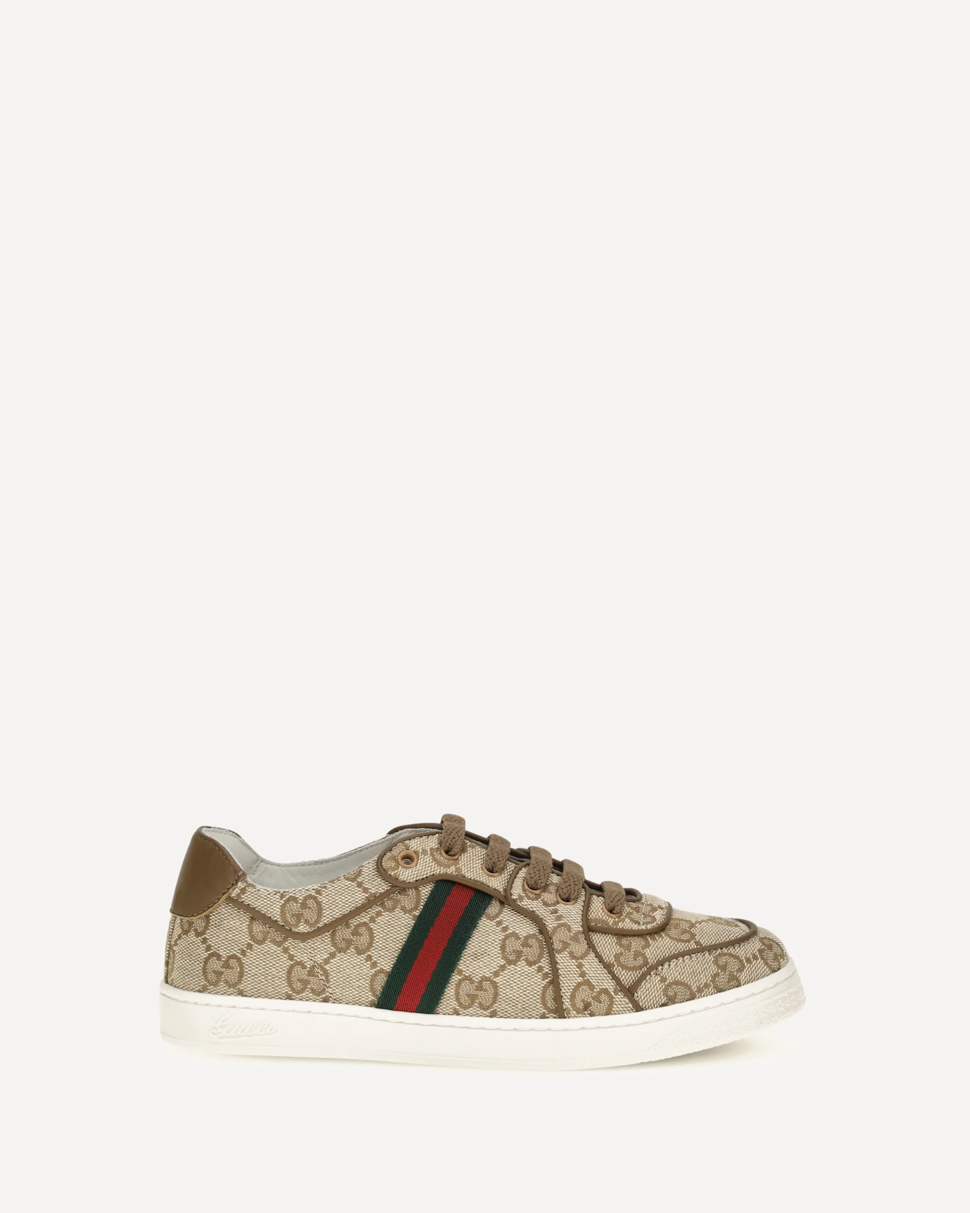 GG monogram Sneakers with Web detail for Boy - BEIGE | Cheap Luxury Handbags Store,