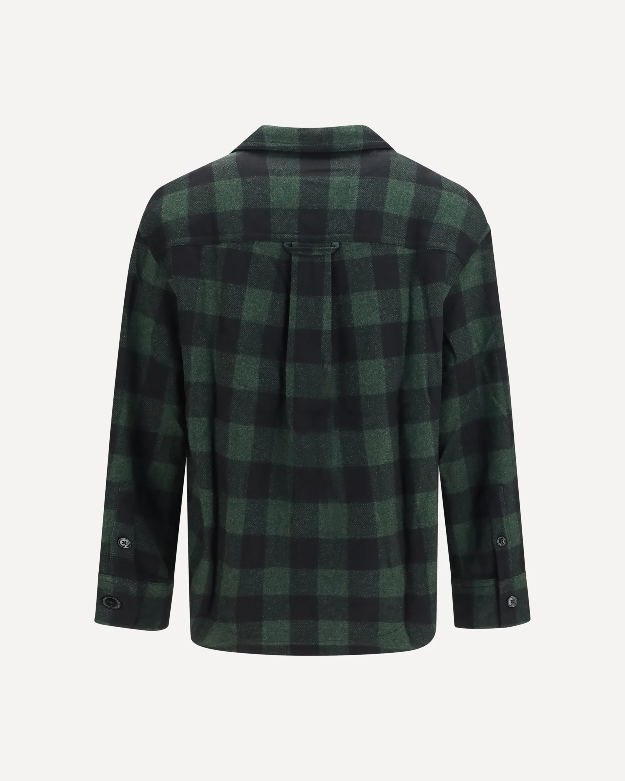 Checked virgin wool Shirt - GREEN | Cheap Luxury Handbags Store,